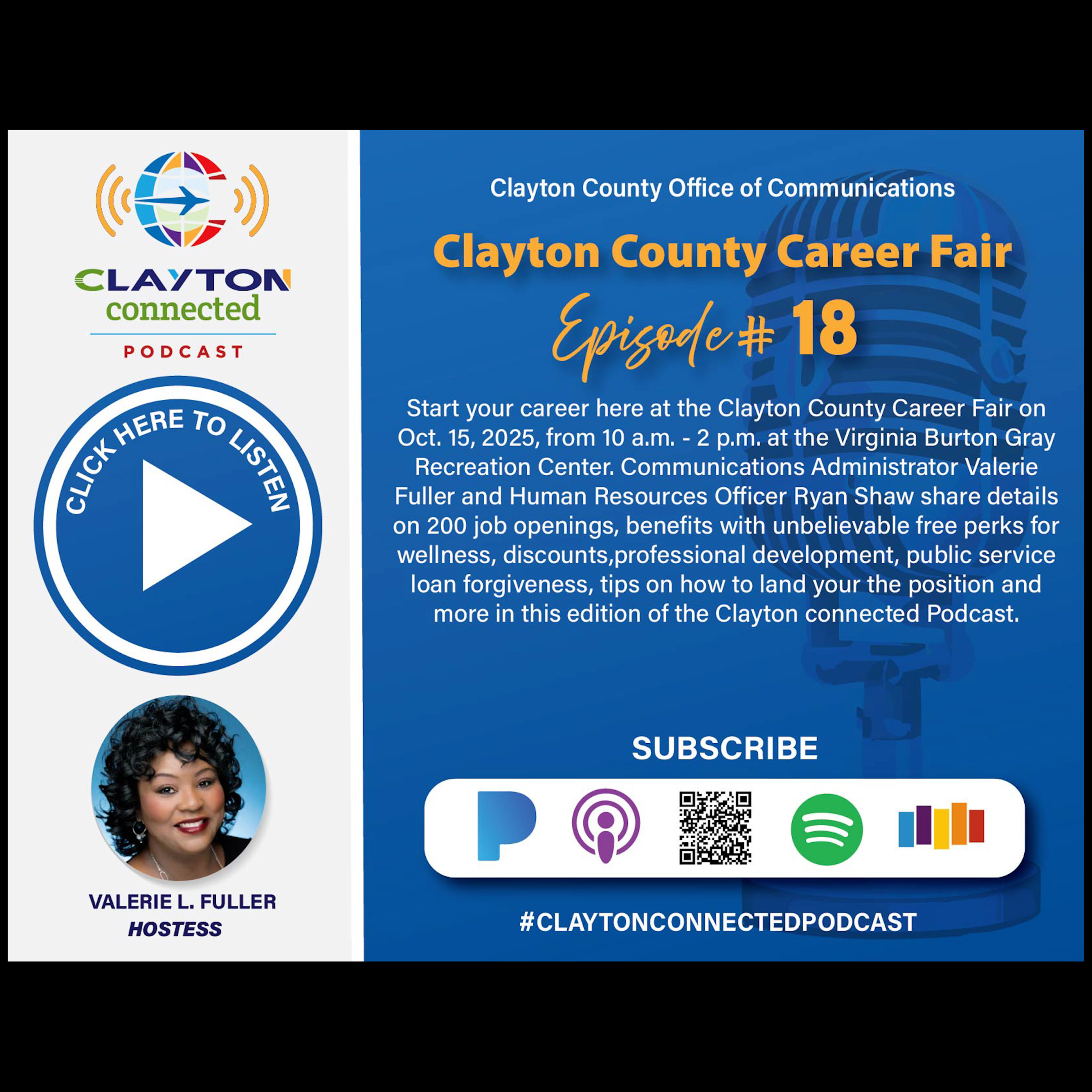 Office of Communications Clayton connected Podcast