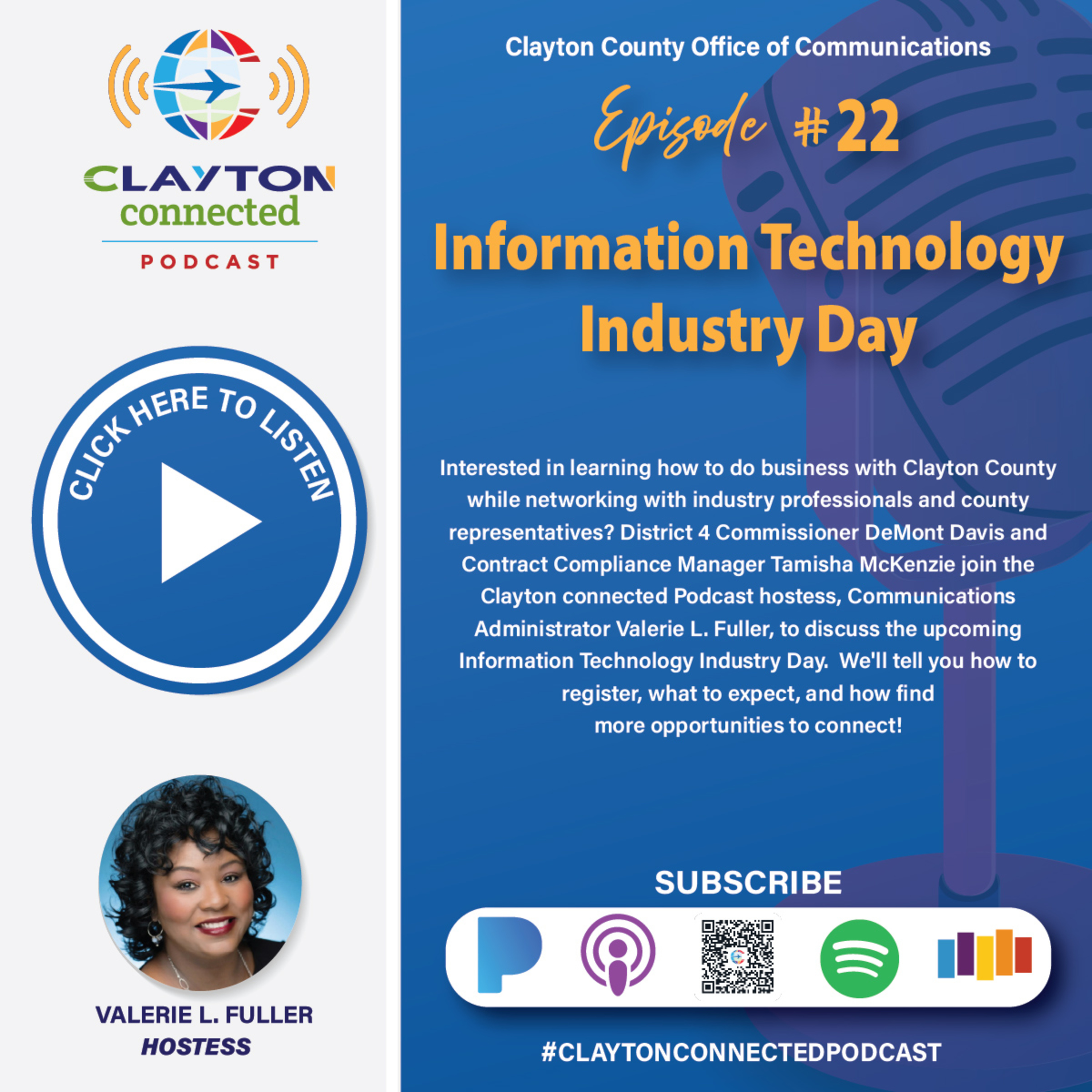 Office of Communications Clayton connected Podcast