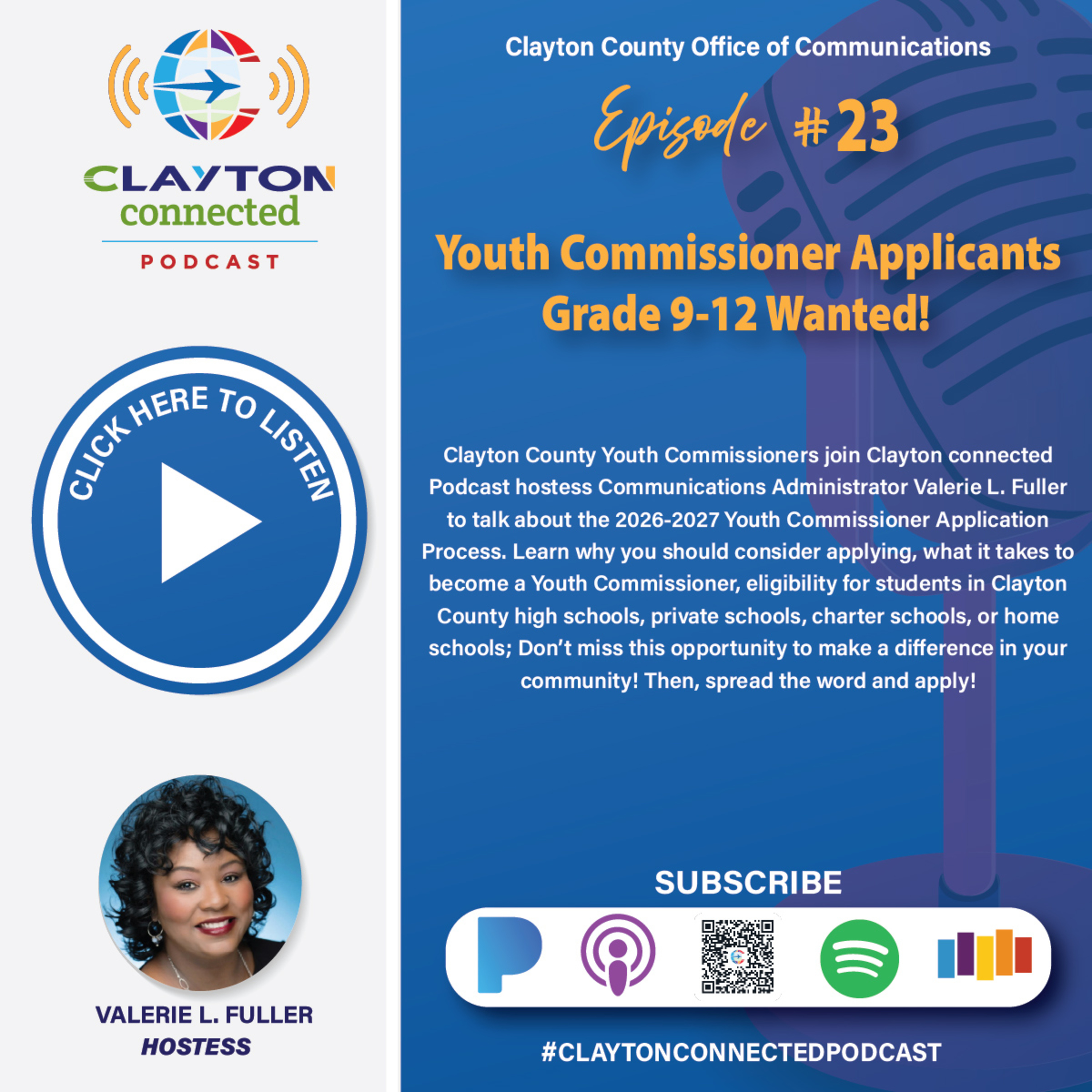 Office of Communications Clayton connected Podcast