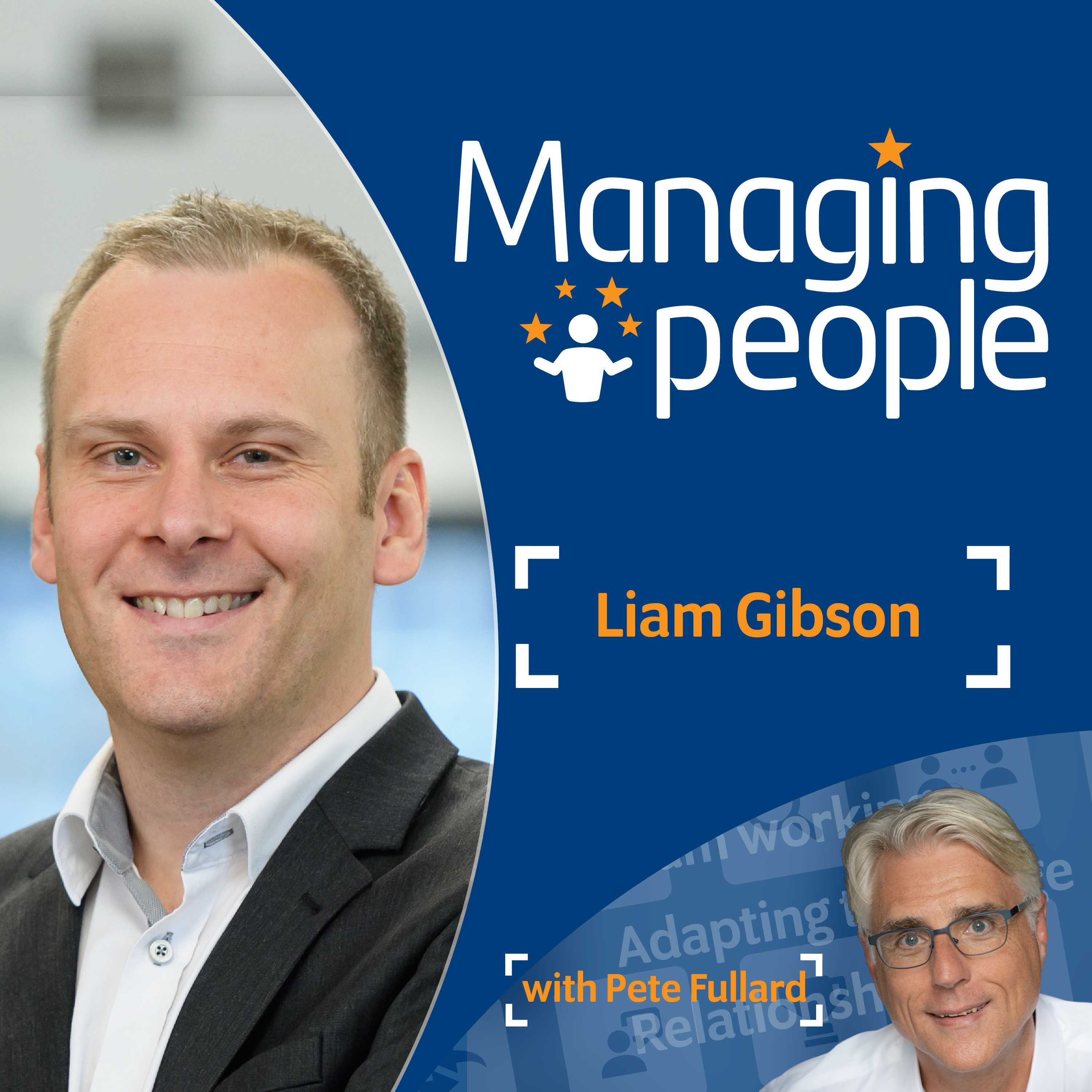 Managing People Podcast - Liam Gibson episode artwork
