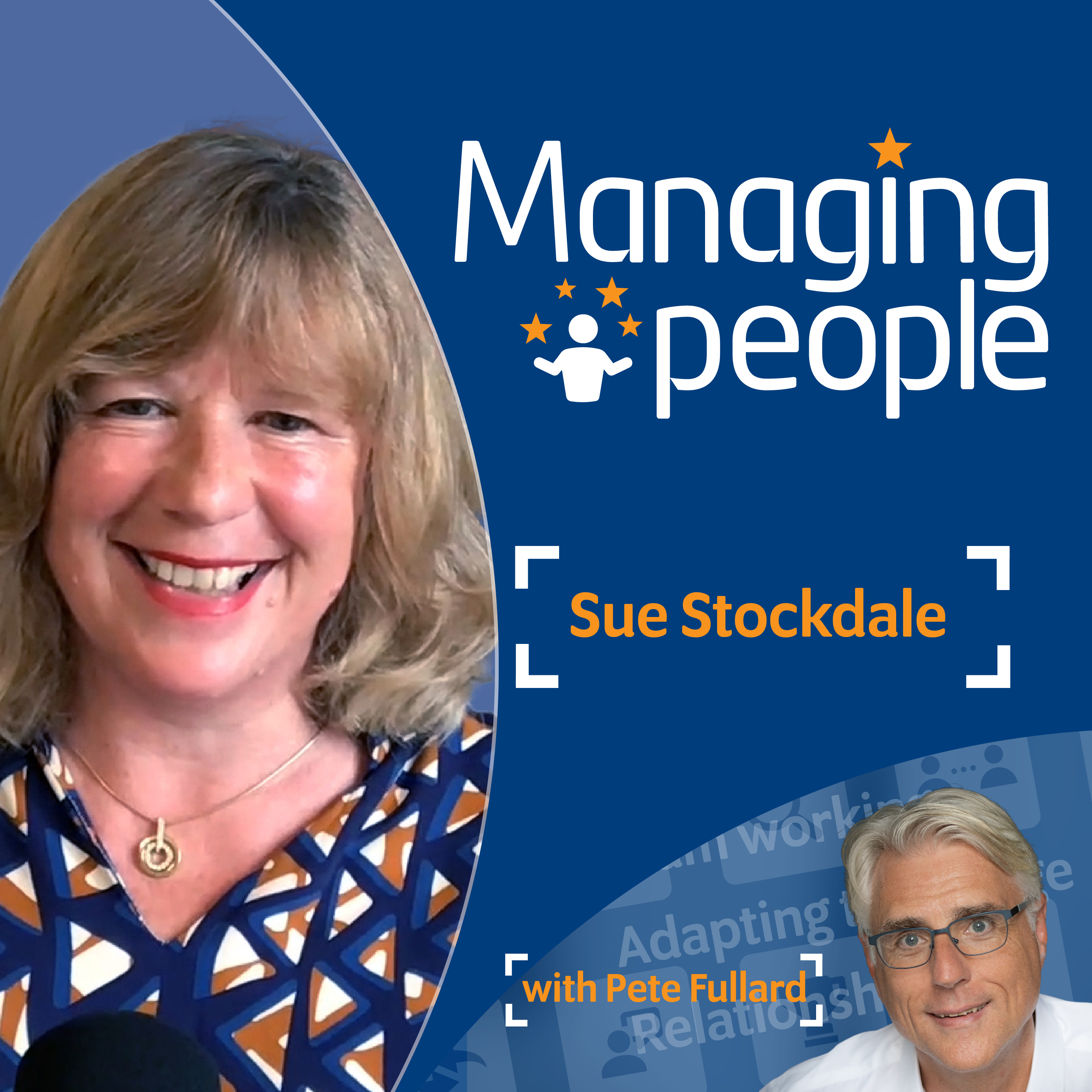 Managing People Podcast – Sue Stockdale episode artwork