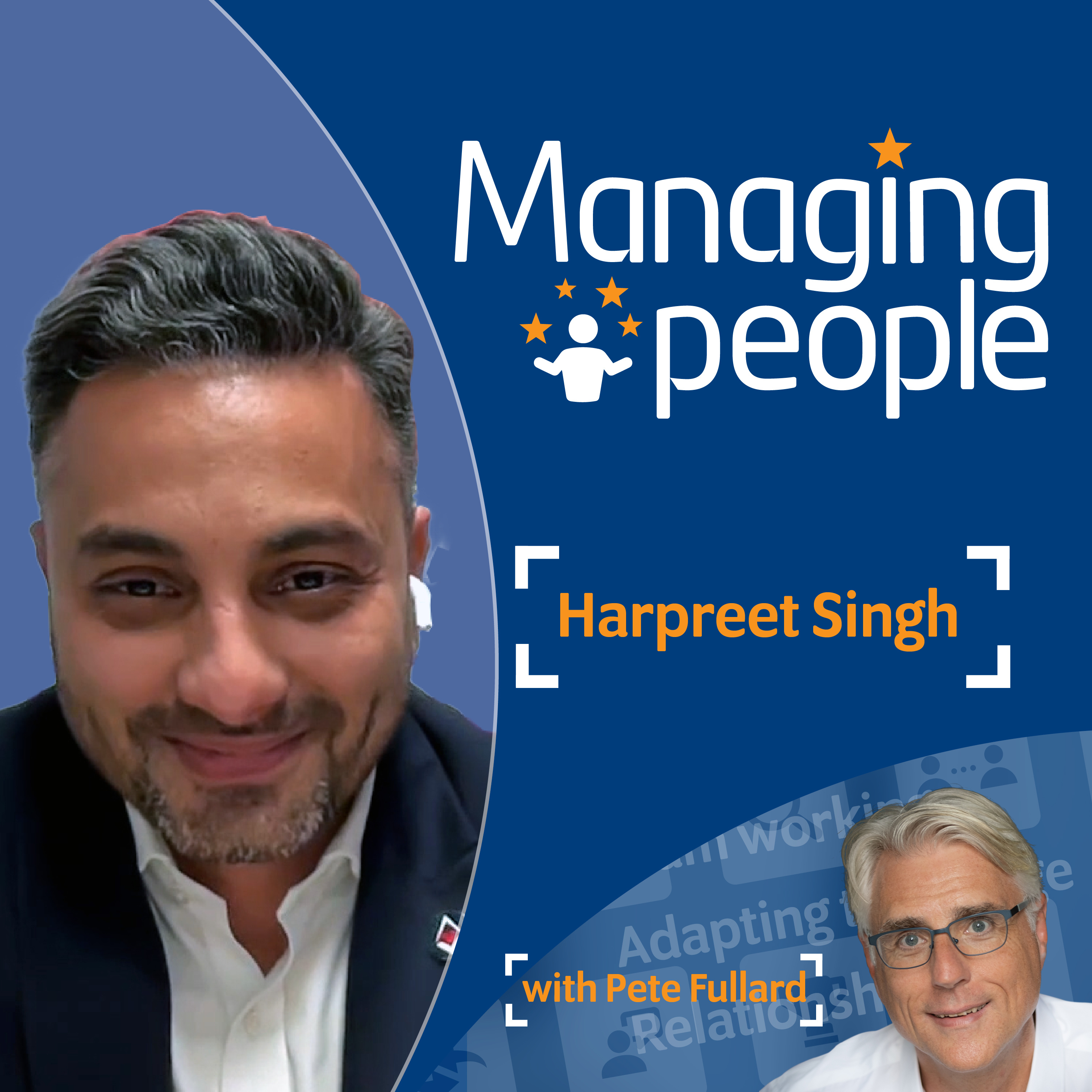 Managing People Podcast – Harpreet Singh episode artwork