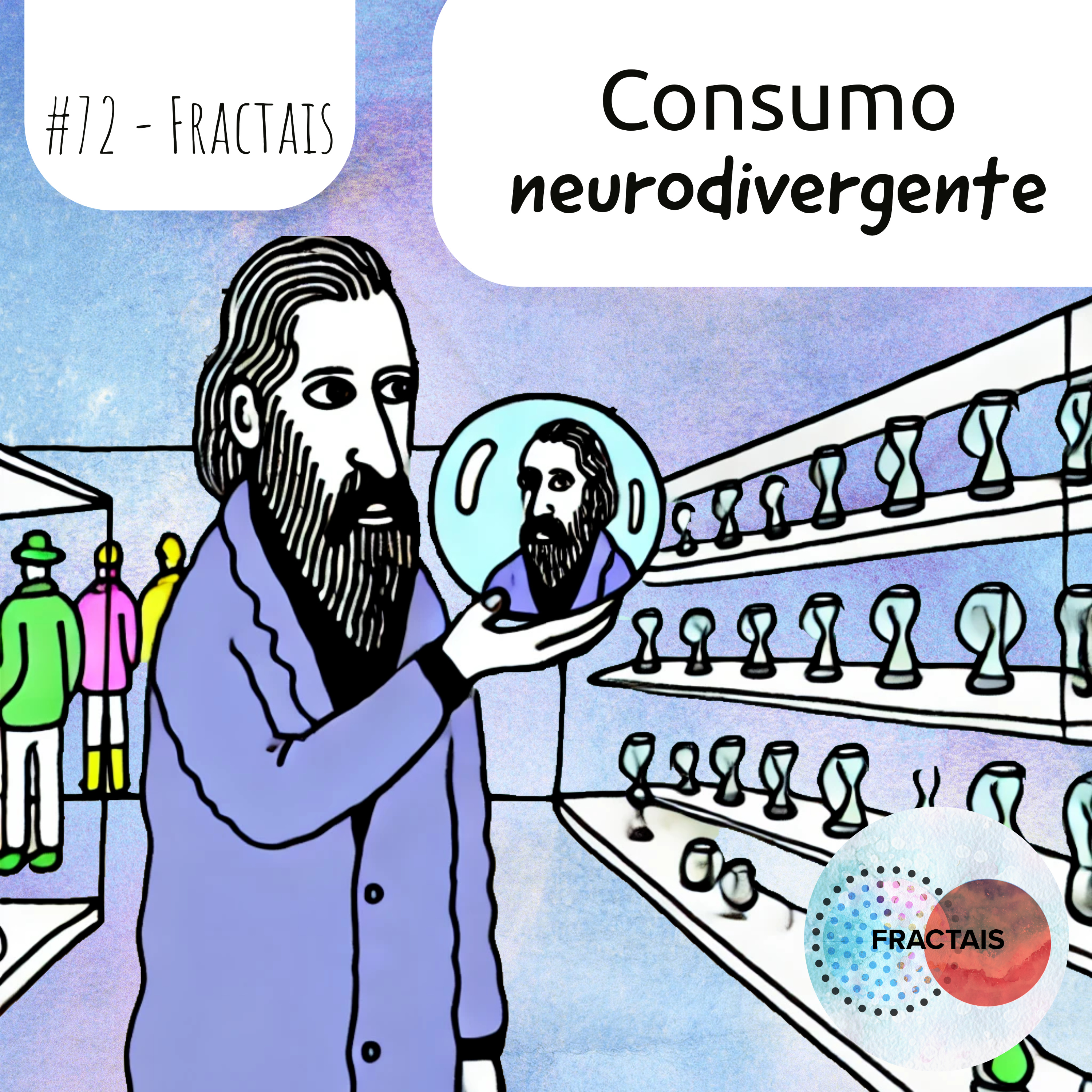 Fractais - Caminhos típicos por pessoas atípicas Neurodivergente, autismo, TDAH e altas habilidades