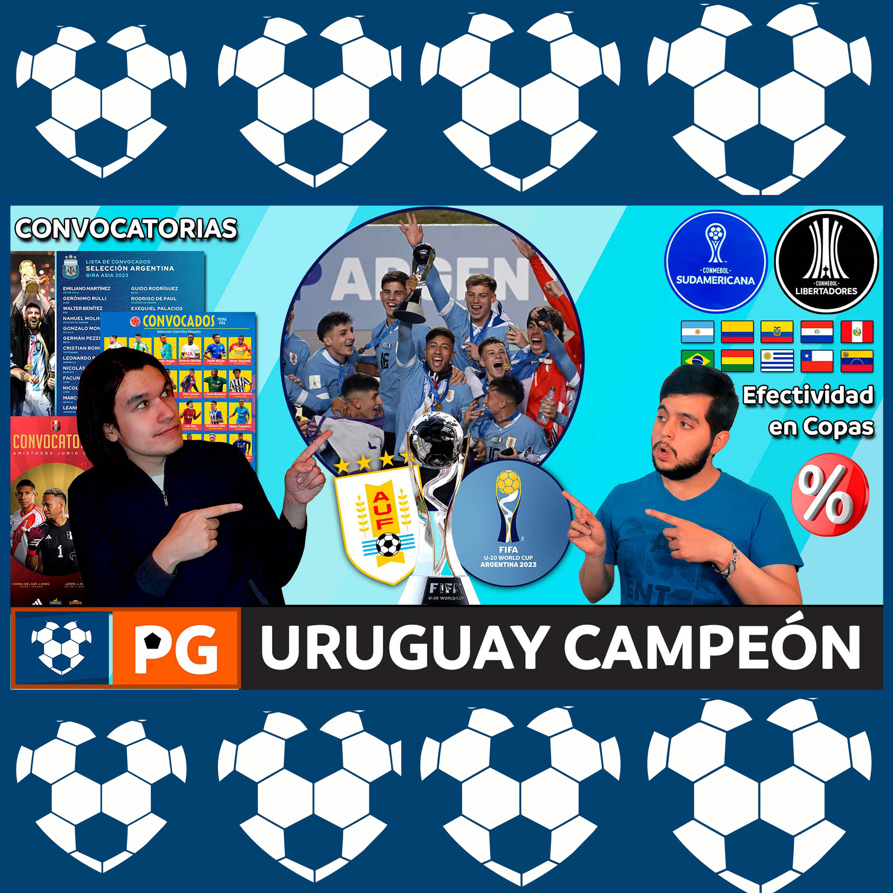 Uruguay campeón Mundial Sub 20 2023🔥Amistosos FIFA🔥Mejores y peores ligas: Libertadores y Sudamericana 2023⚡AB 3X20 episode artwork