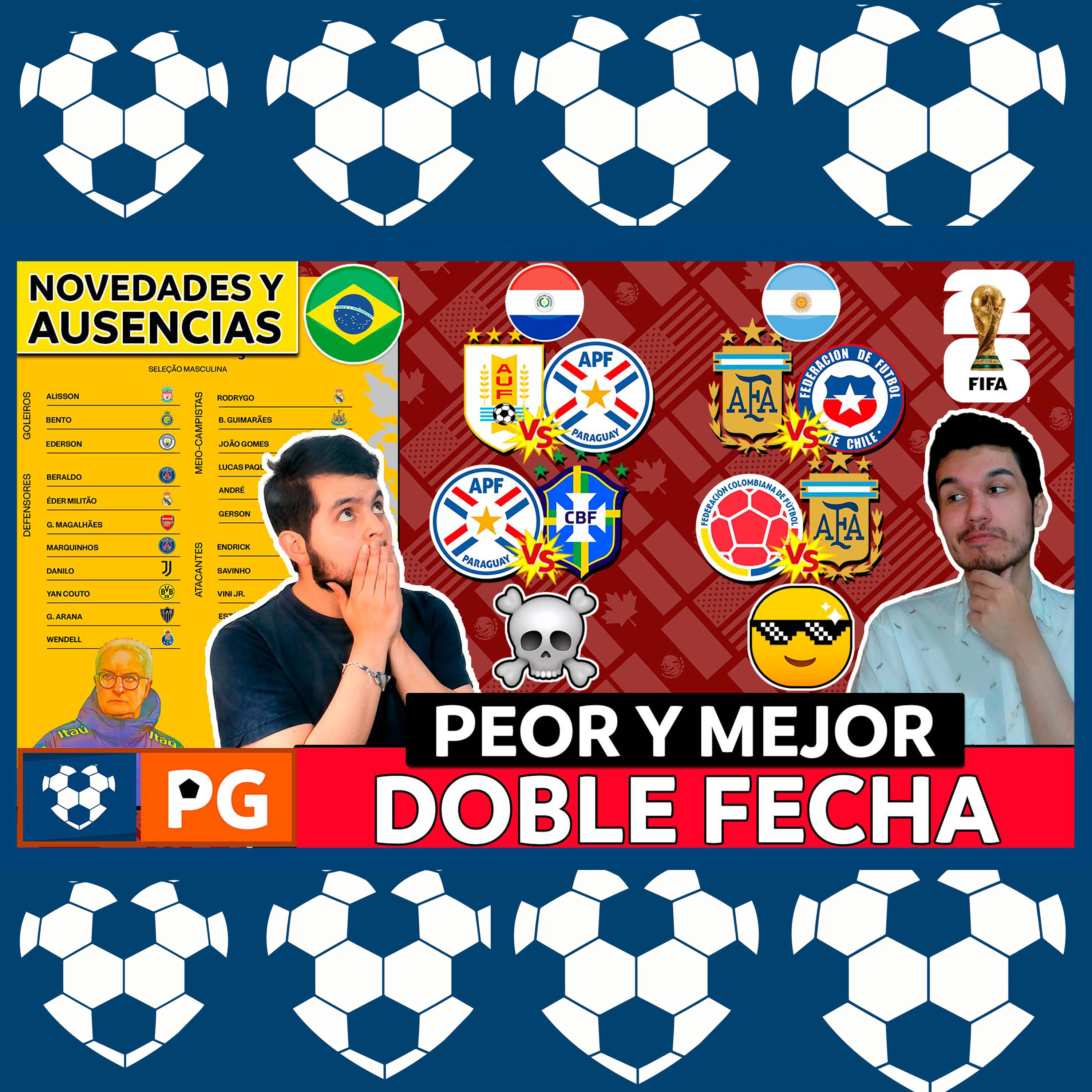 🔴Peor y mejor doble fecha (7 y 8) Eliminatorias 2026🔥Brasil domina todo, menos a la Selección🔥AB 4X27 episode artwork