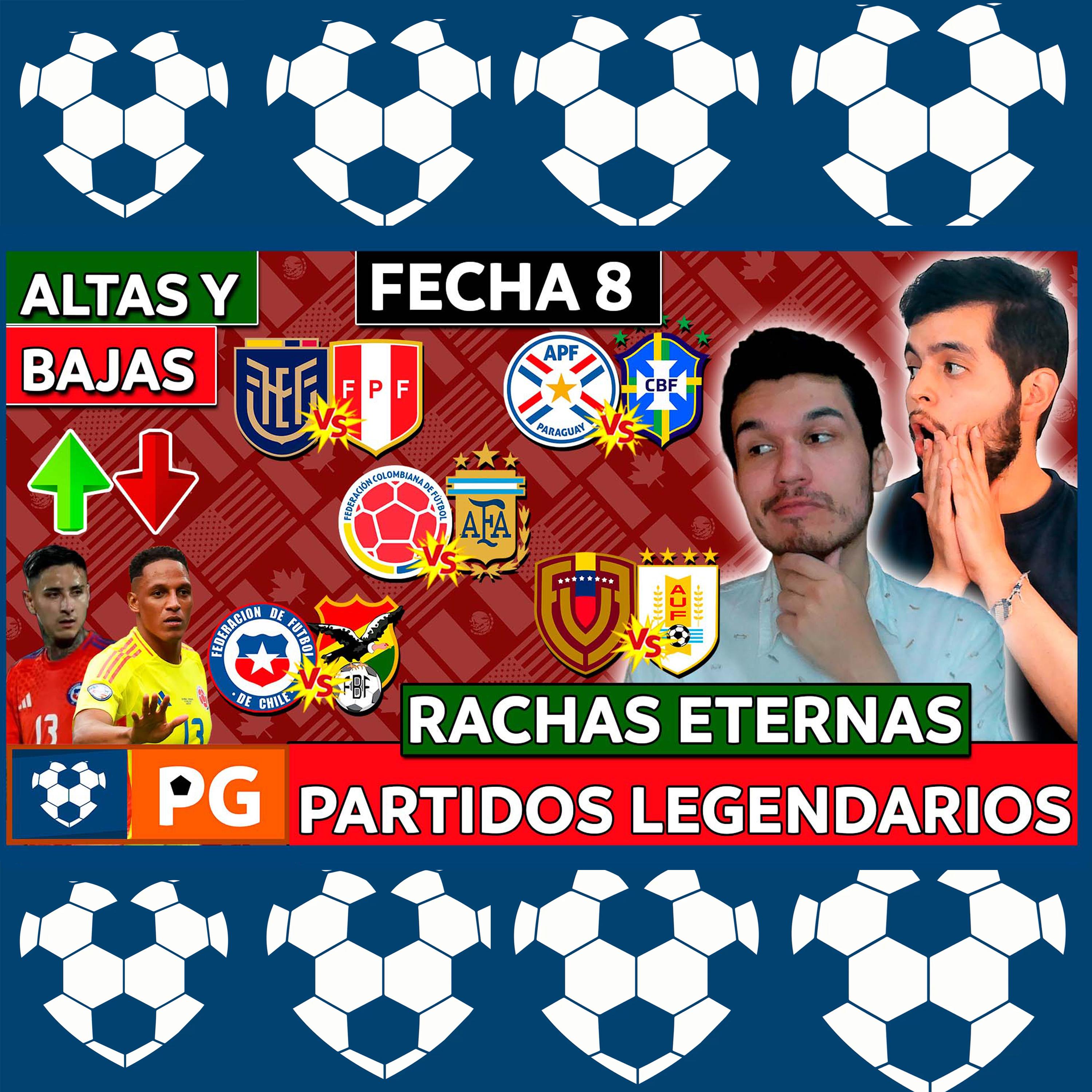 🔴RACHAS ETERNAS FECHA 8 ELIMINATORIAS 2026🔥DUELOS LEGENDARIOS: FECHA 8🔥ALTAS Y BAJAS🔥AB 4X29 episode artwork