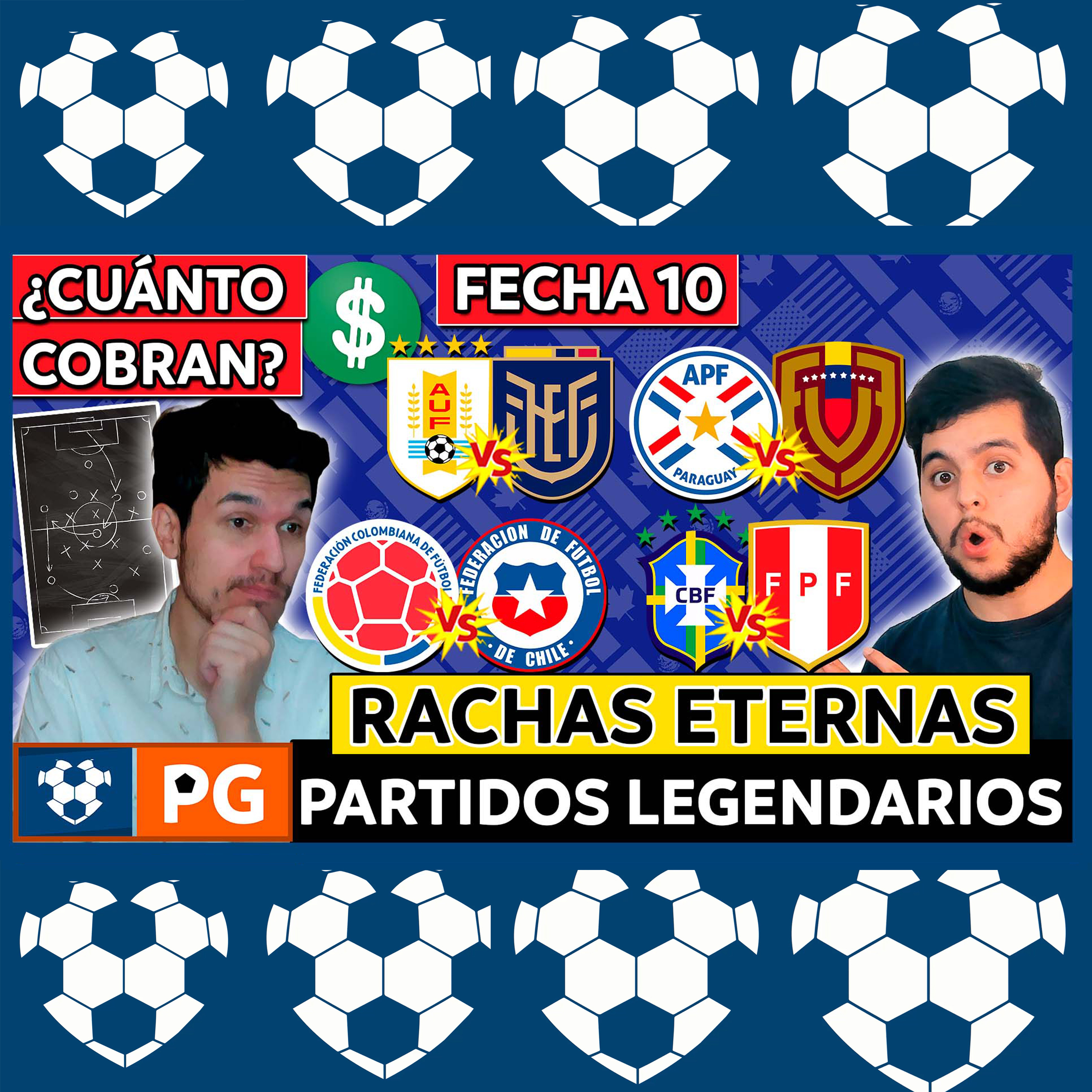 🔴Rachas eternas fecha 10 (Eliminatorias United 2026)🔥Partidos legendarios🔥¿Cuánto cobran los Dt's?🔥4X34