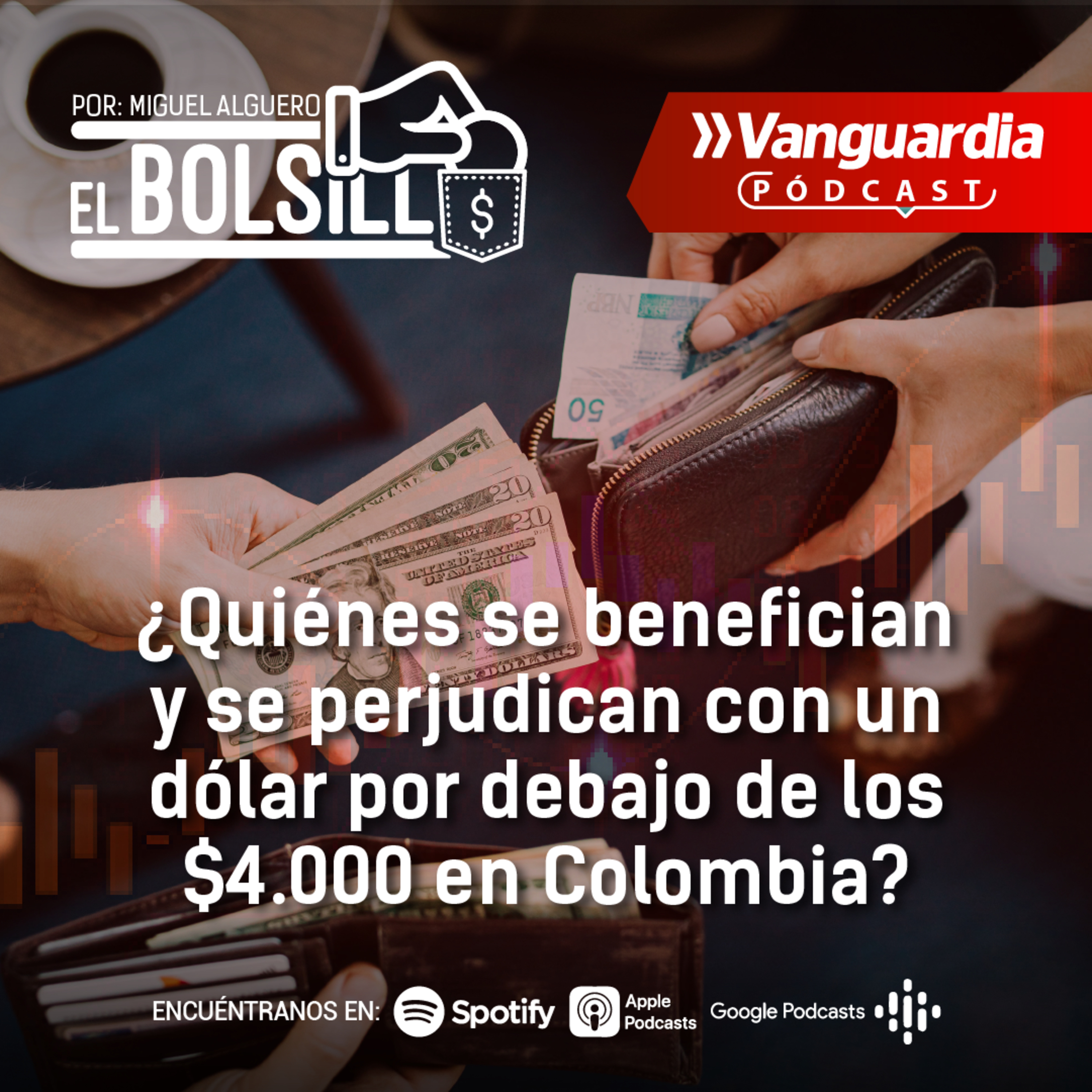 ¿Quiénes se benefician y se perjudican con un dólar por debajo de los $4.000 en Colombia? Recomendaciones para su bolsillo episode artwork