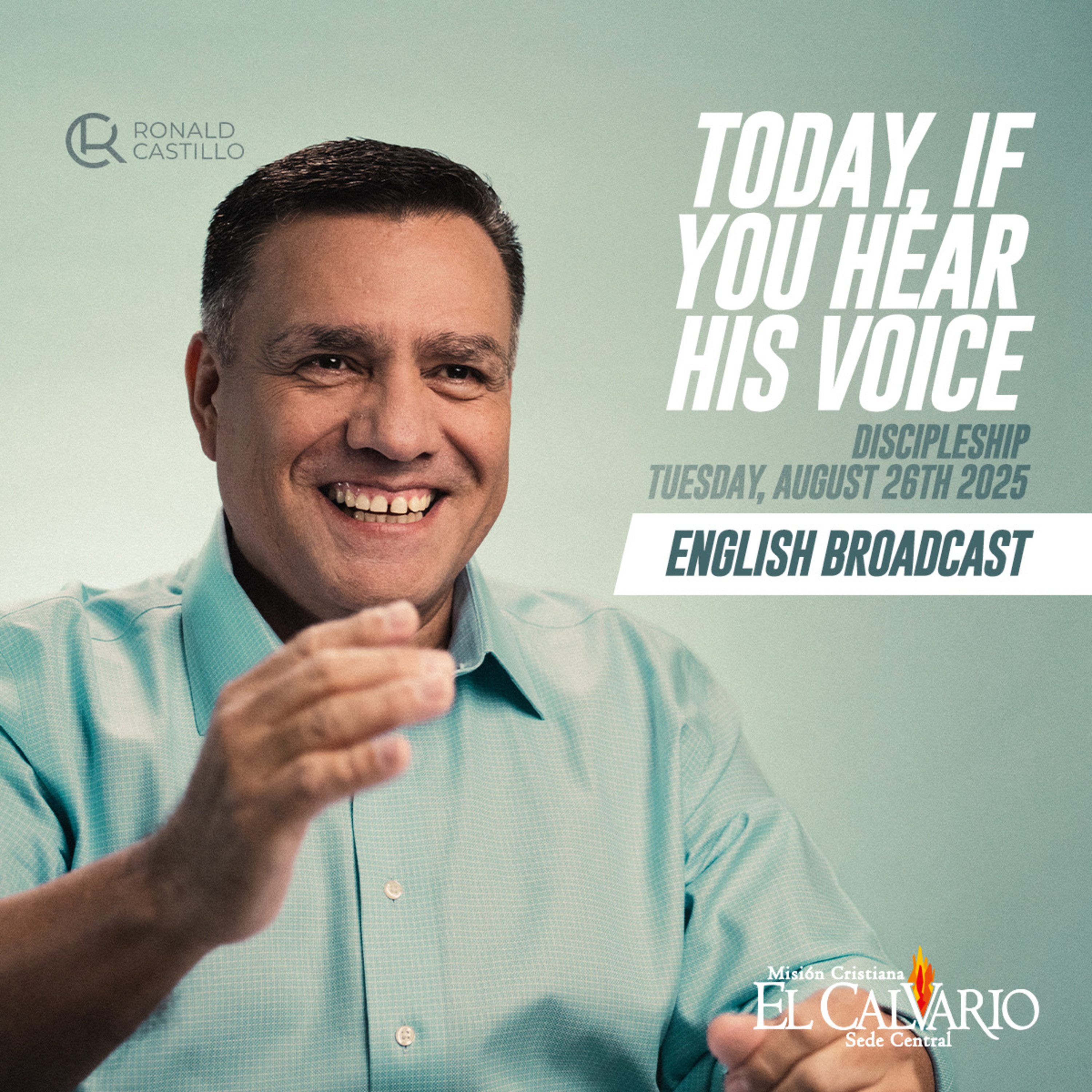 Today, if you hear his voice - Discipleship Tuesday August 26th 2025 episode artwork