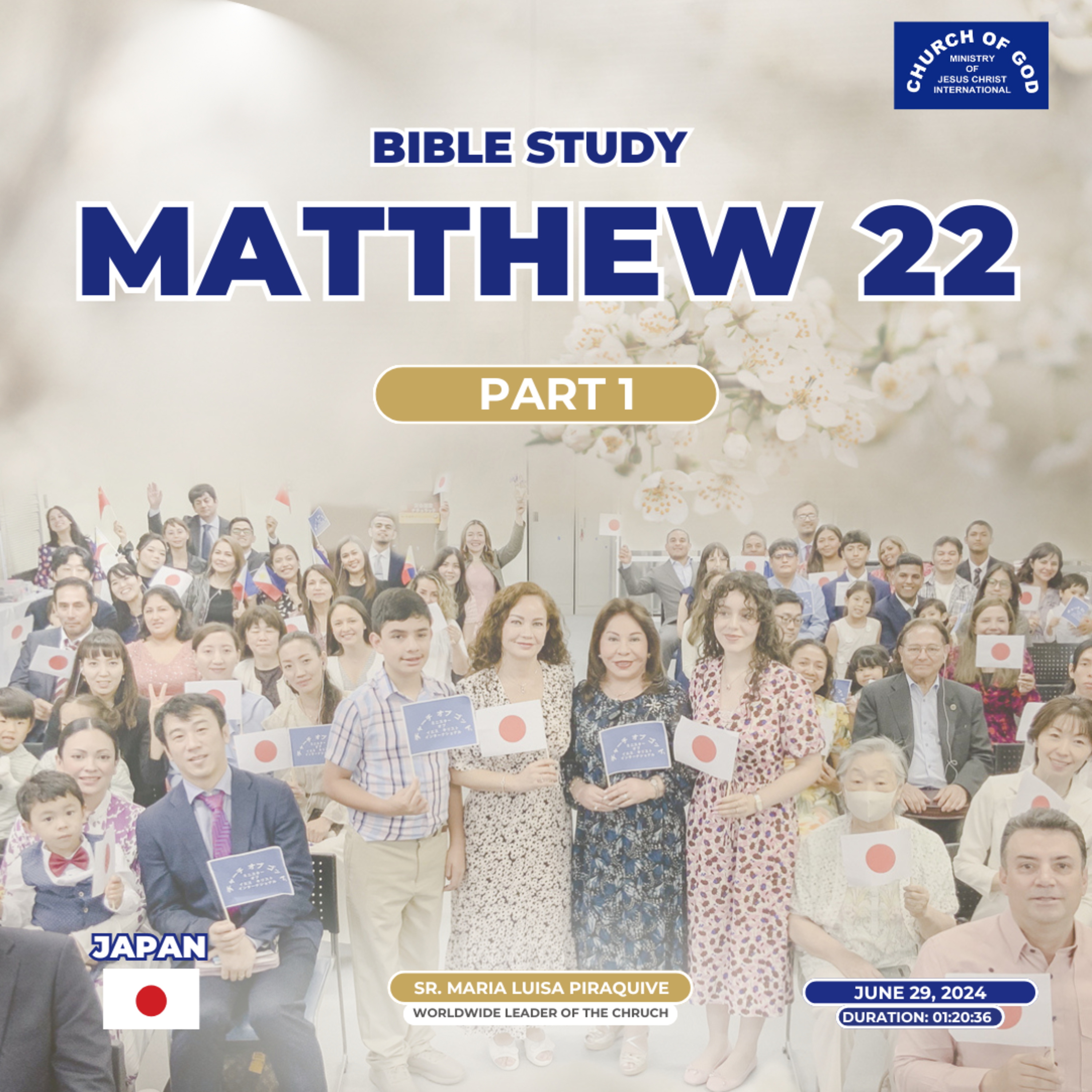 Bible Study: Matthew 22 part 1 – Sister Maria Luisa Piraquive (June 29, 2024)