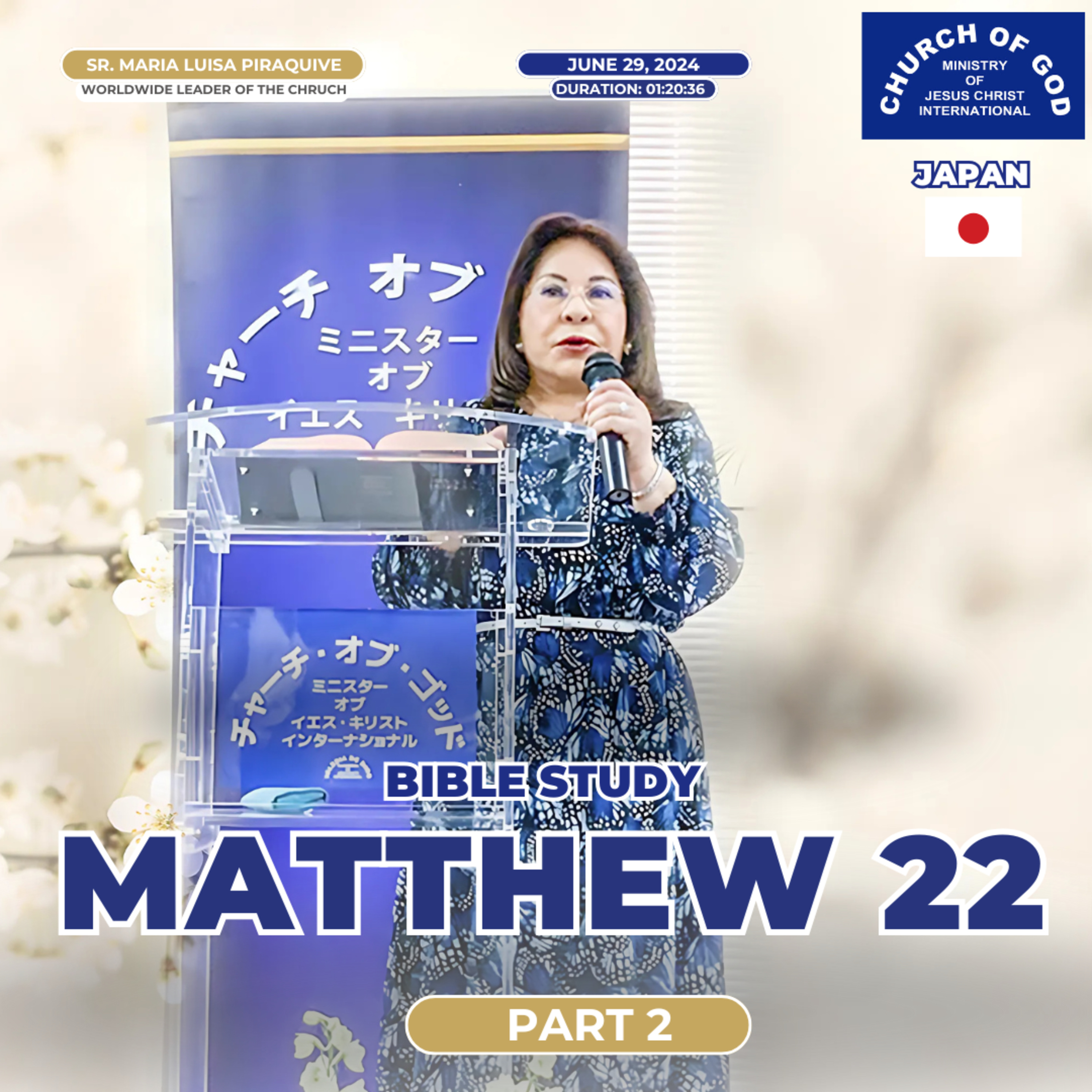 Bible Study: Matthew 22 part 2 – Sister Maria Luisa Piraquive (June 29, 2024)