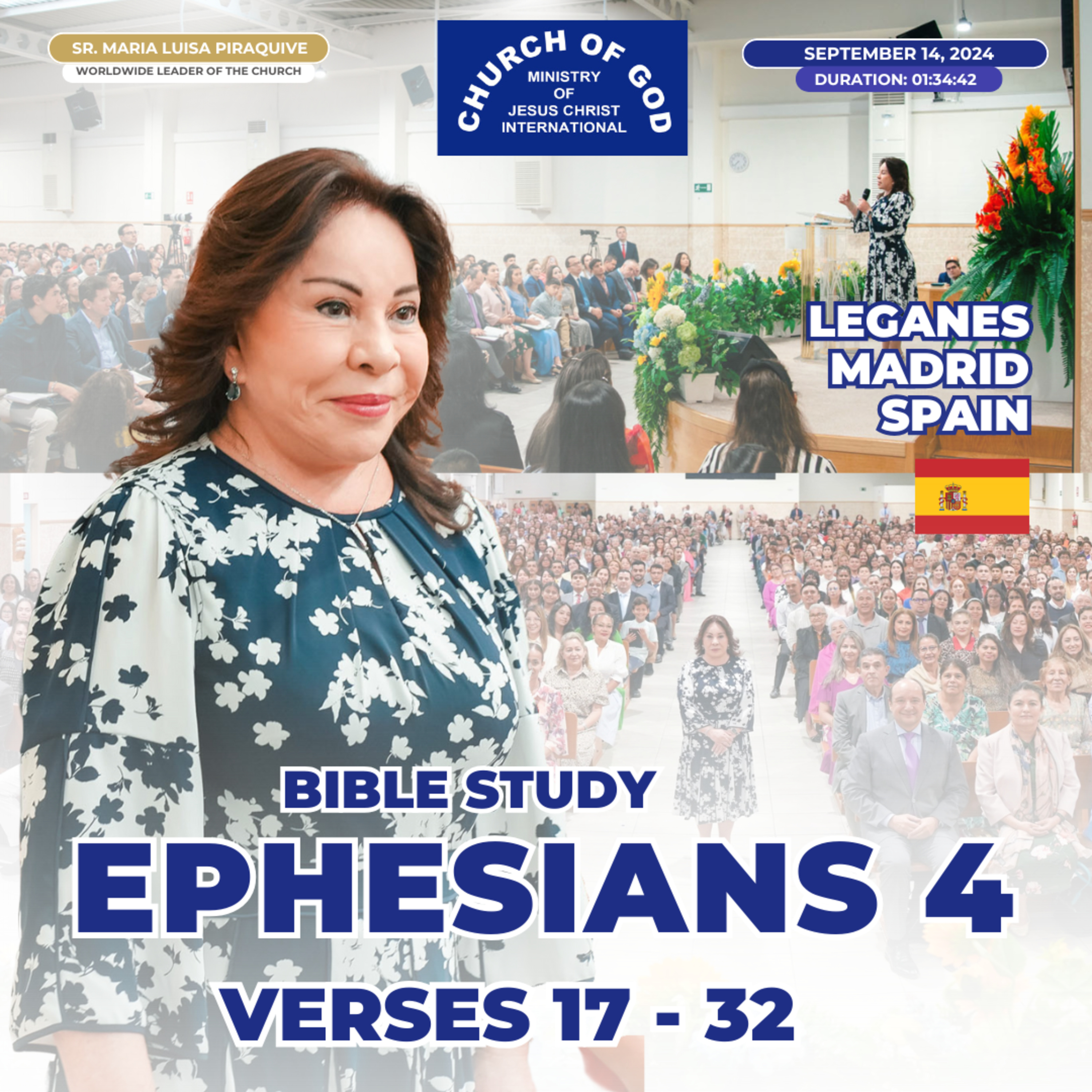 Bible Study: Ephesians 4 vr 17-32 – Sister Maria Luisa Piraquive (September 14, 2024)