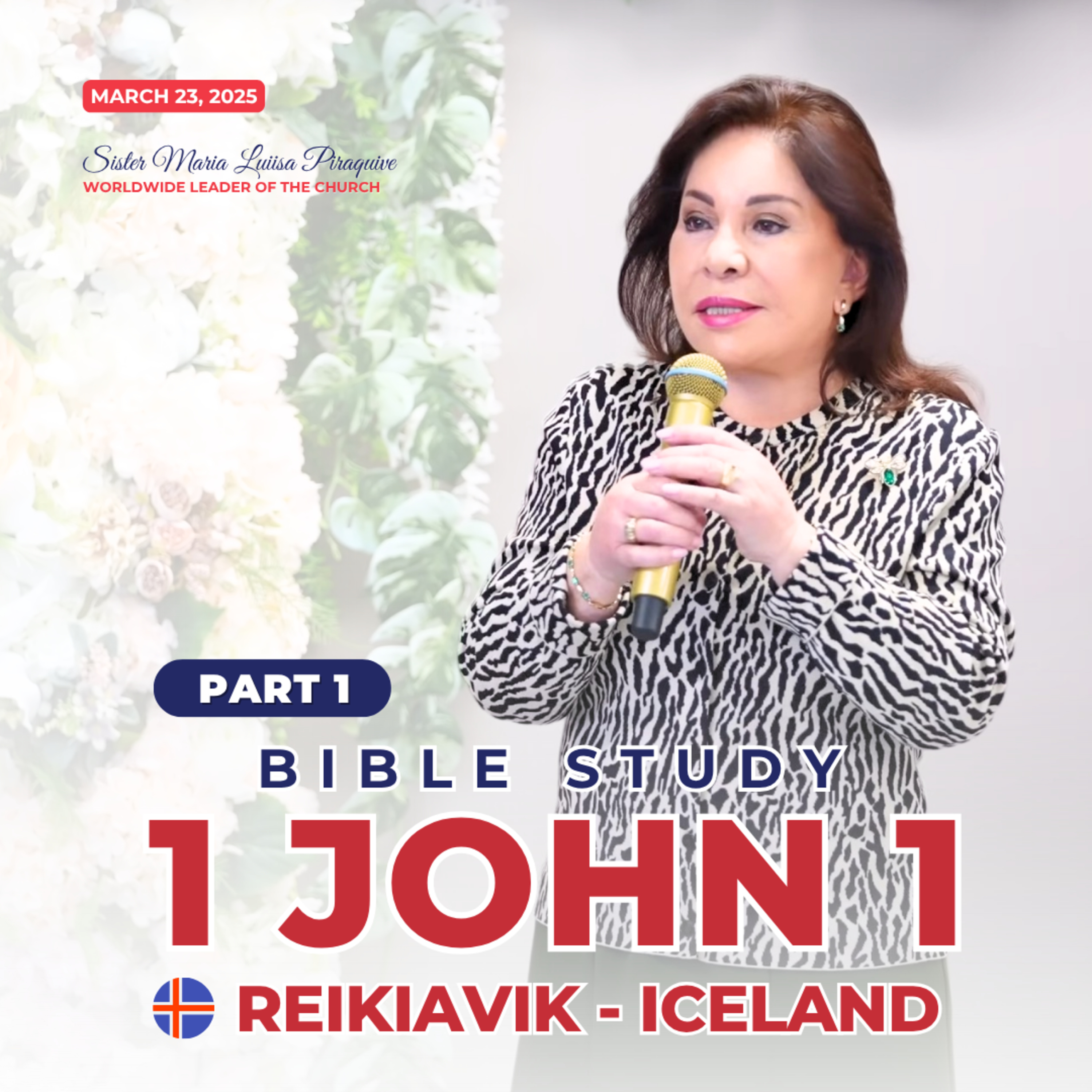 Bible Study: 1 John 1:8 - Sister Maria Luisa Piraquive (March 23, 2025)