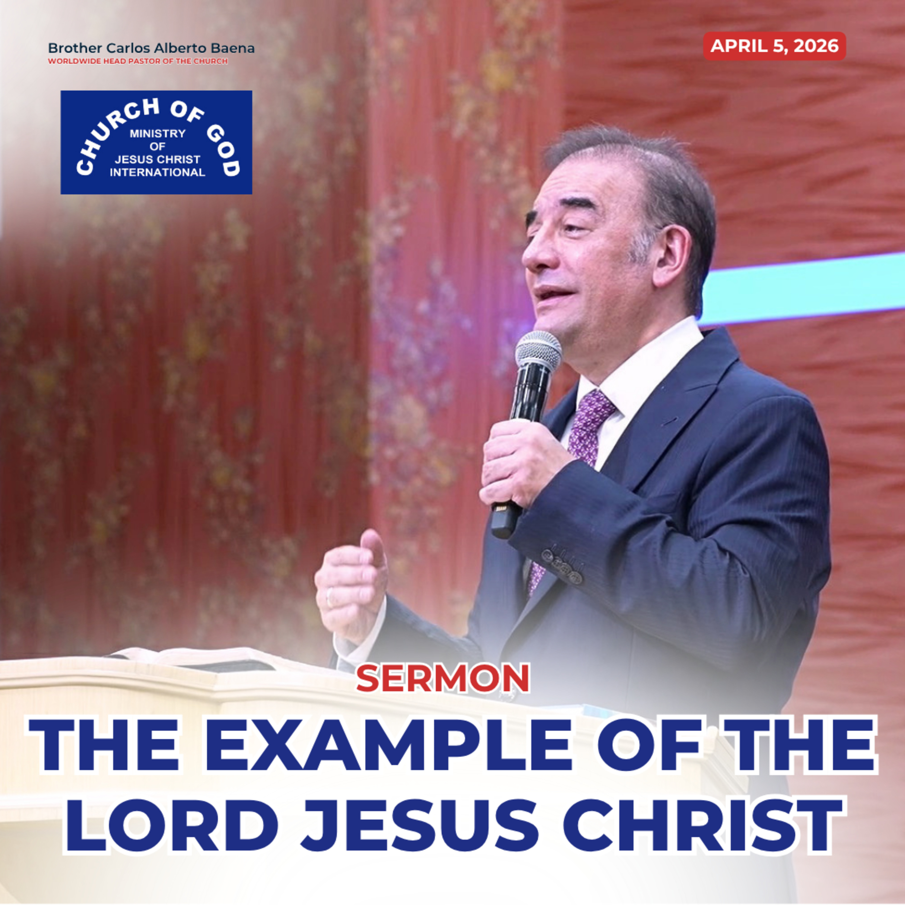 Sermon: The Example of the Lord Jesus Christ #CGMJCI #IDMJI episode artwork