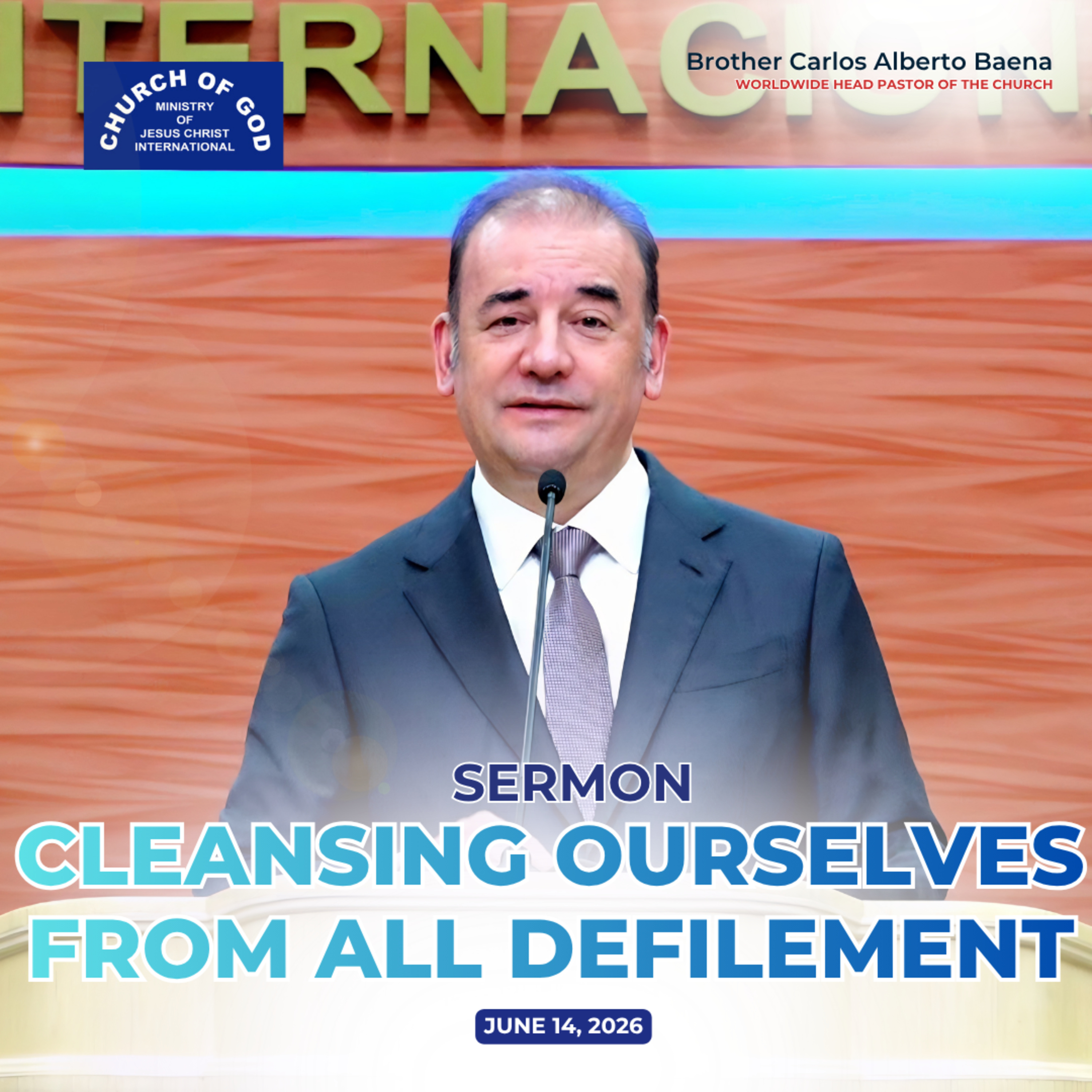 Sermon: Cleansing Ourselves From All Defilement - June 14, 2026 - #CGMJCI #IDMJI episode artwork