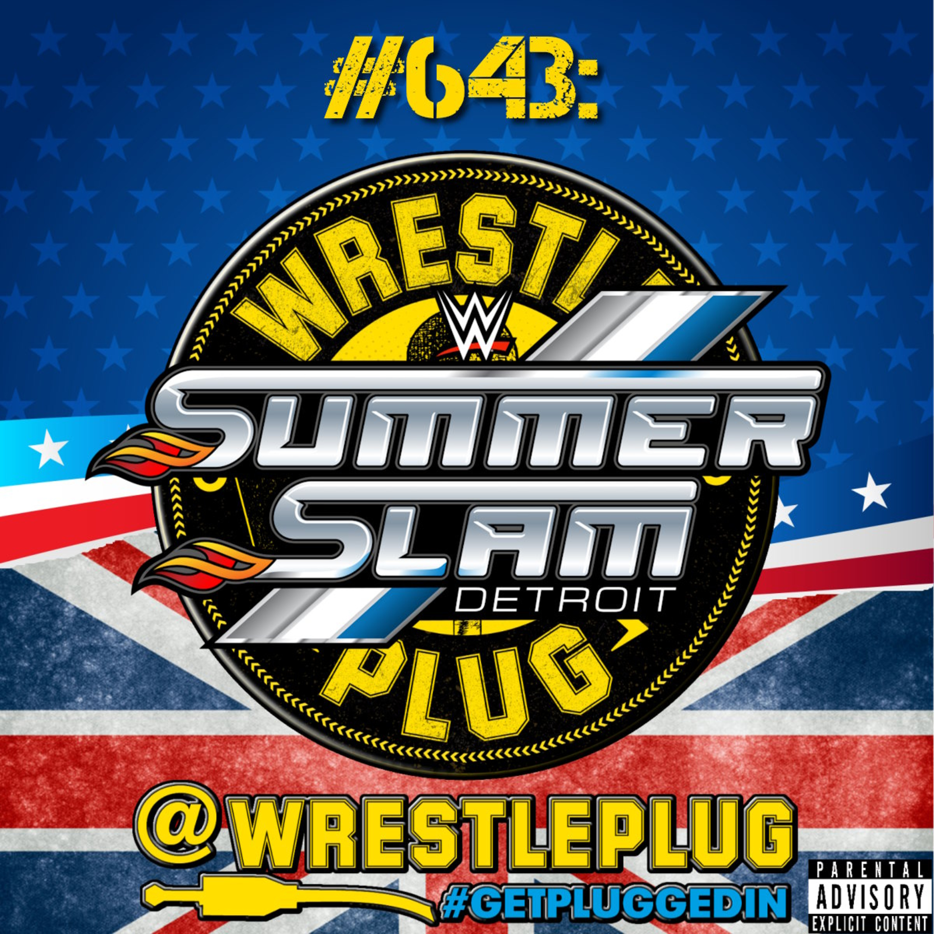 Wrestle Plug #643: WWE Summerslam 2023 Review episode artwork