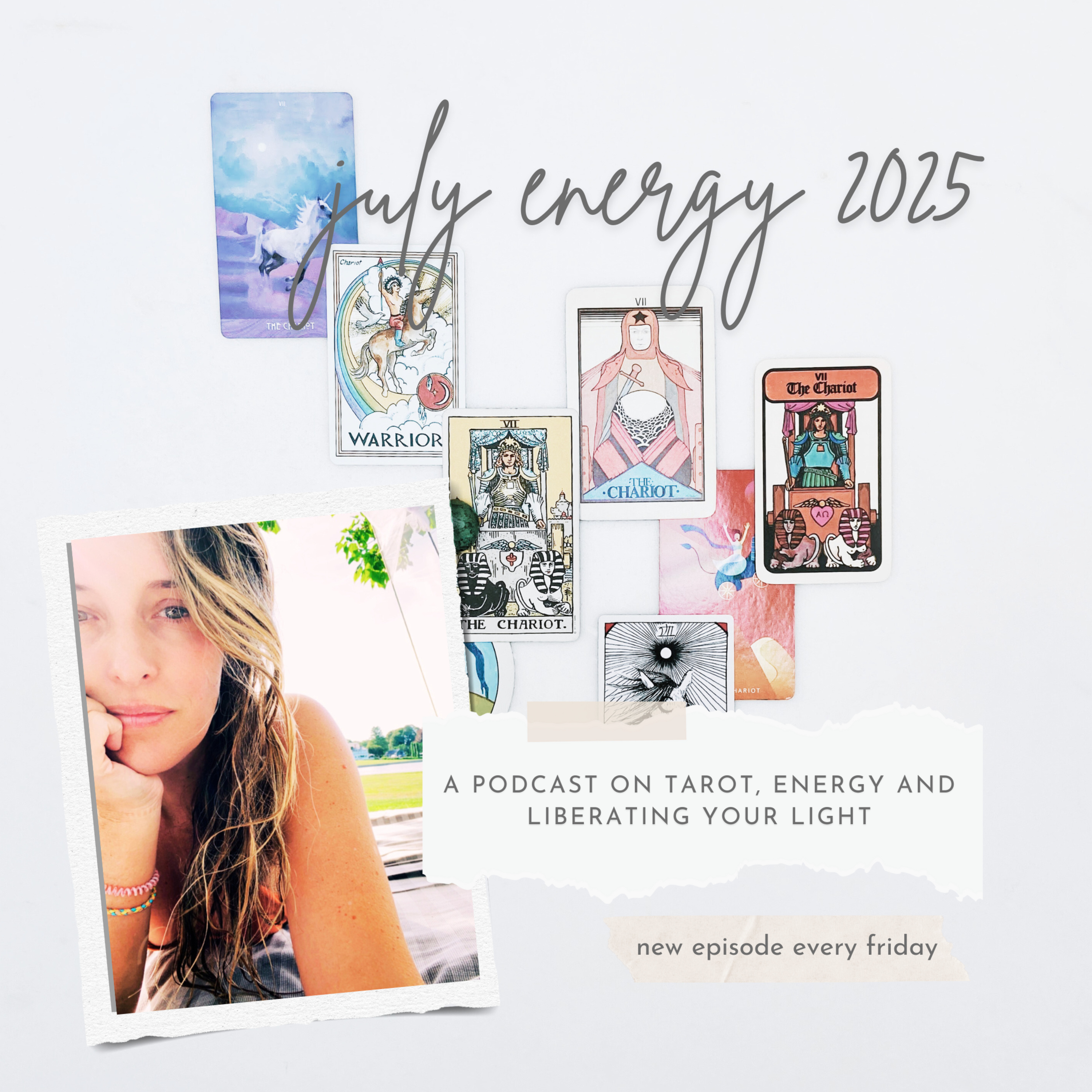Chariot & Tower – Liberation, Illumination & the Shapes We Outgrow: July 2025 Energy Reading episode artwork