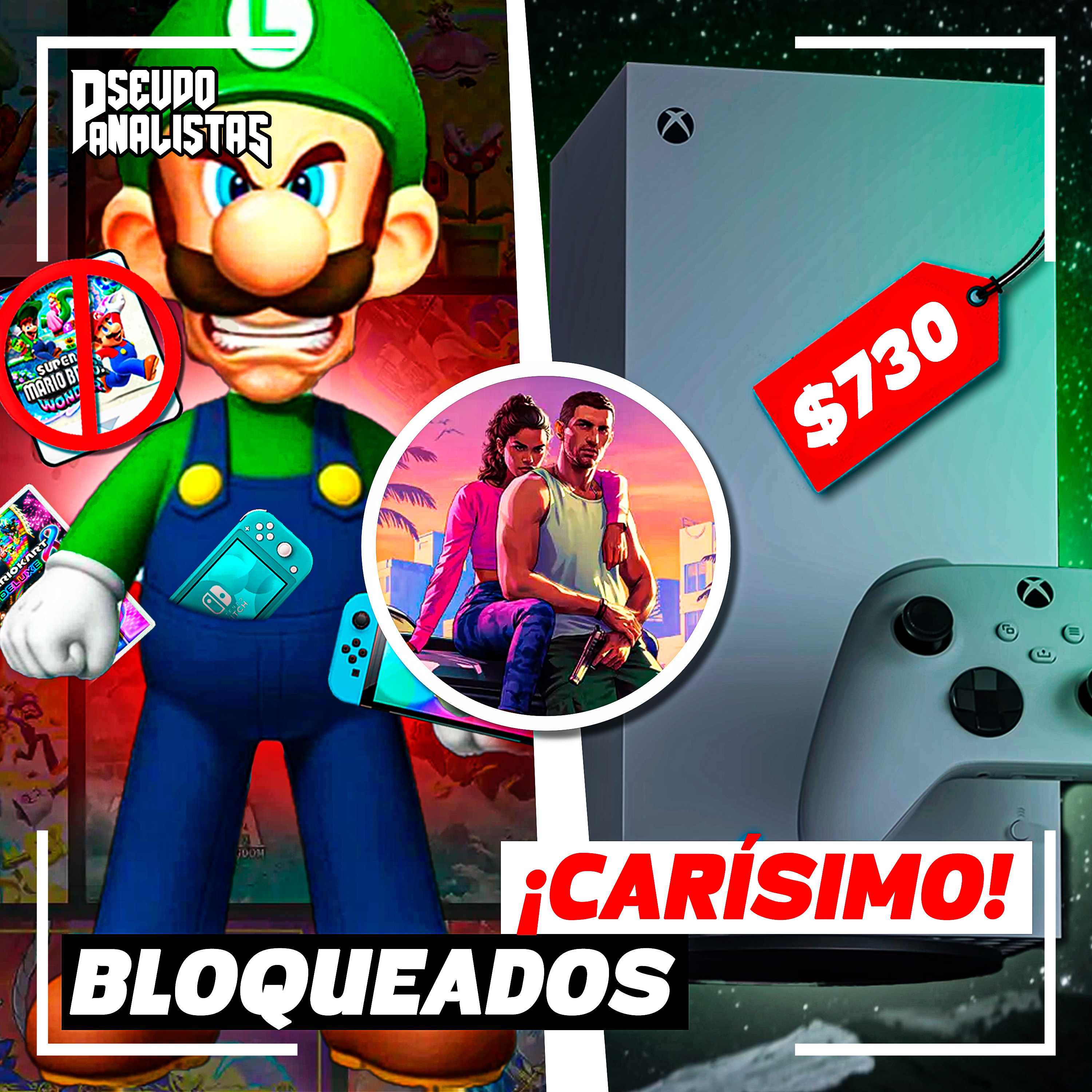 NINTENDO: C ACABAN LAS MULTICUENTAS, XBOX SUBE LOS PRECIOS! GTA 6 A 2026 | #Pseudoanalistas S09E48