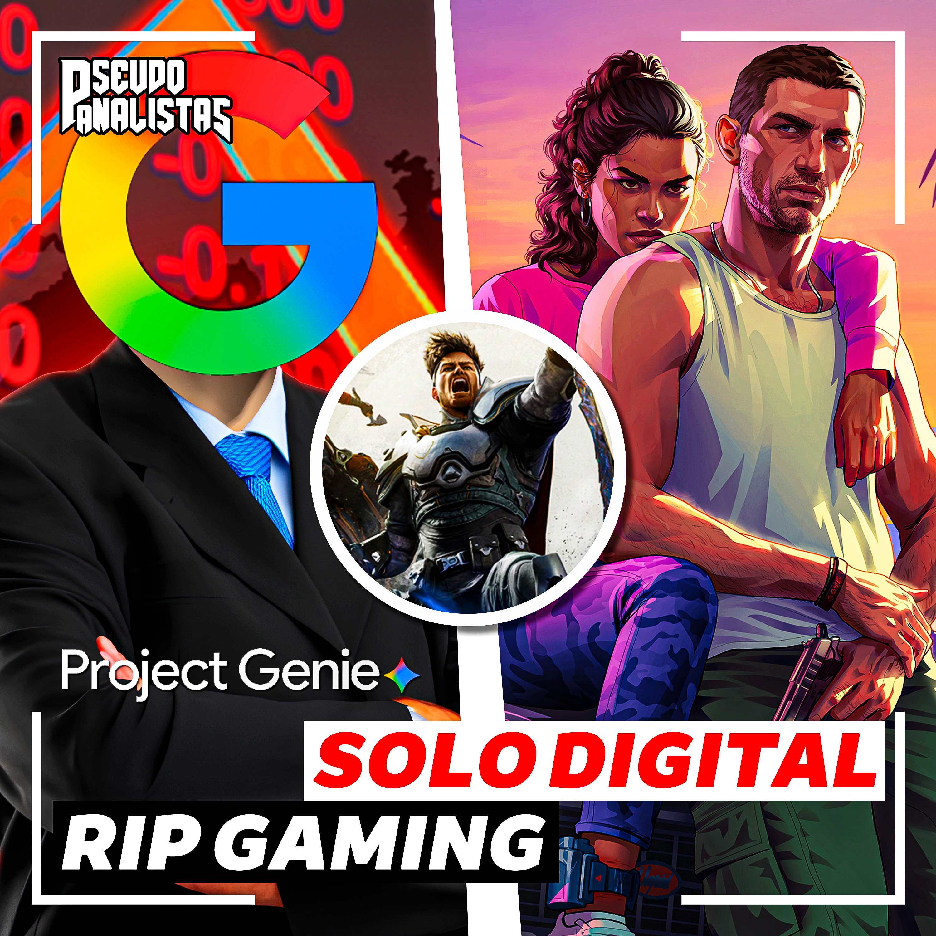 GOOGLE DESPLOMA ACCIONES CON JUEGOS 💩 Y GTA VI NO QUIERE JUEGO FISICO OLV | #Pseudoanalistas S10E36