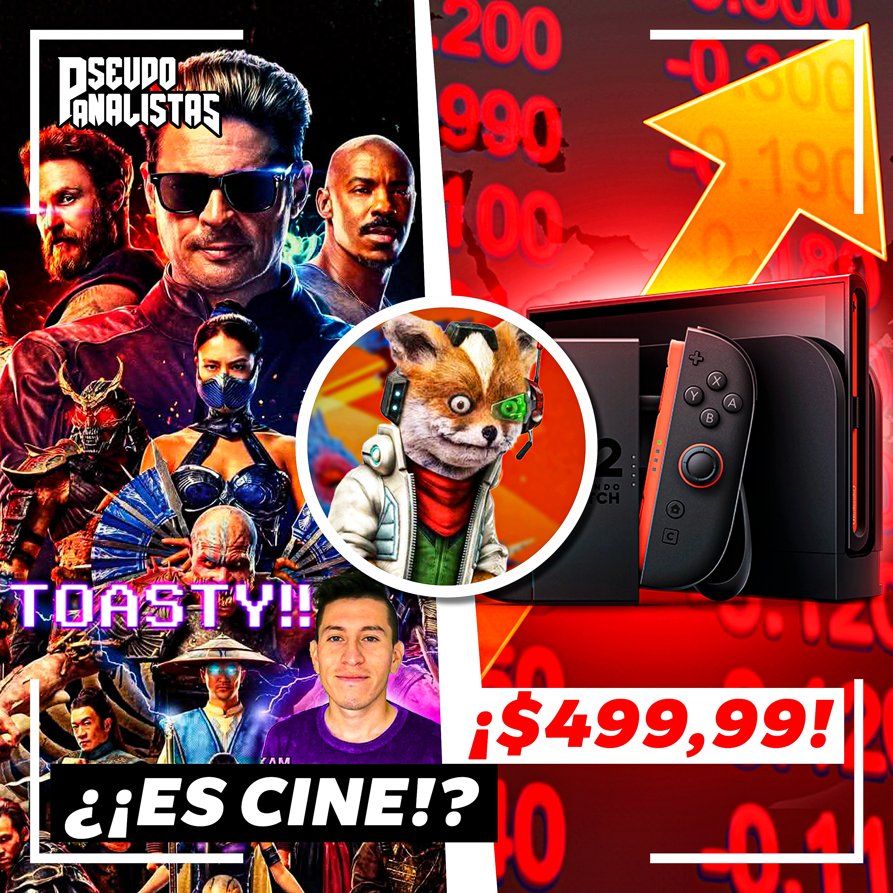 *SPOILERS* ¿MK 2 ES CINE? FT. ‪MaxiLunaPMY‬ ¡SWITCH 2 SUBE DE PRECIO! $500 | #Pseudoanalistas S10E51