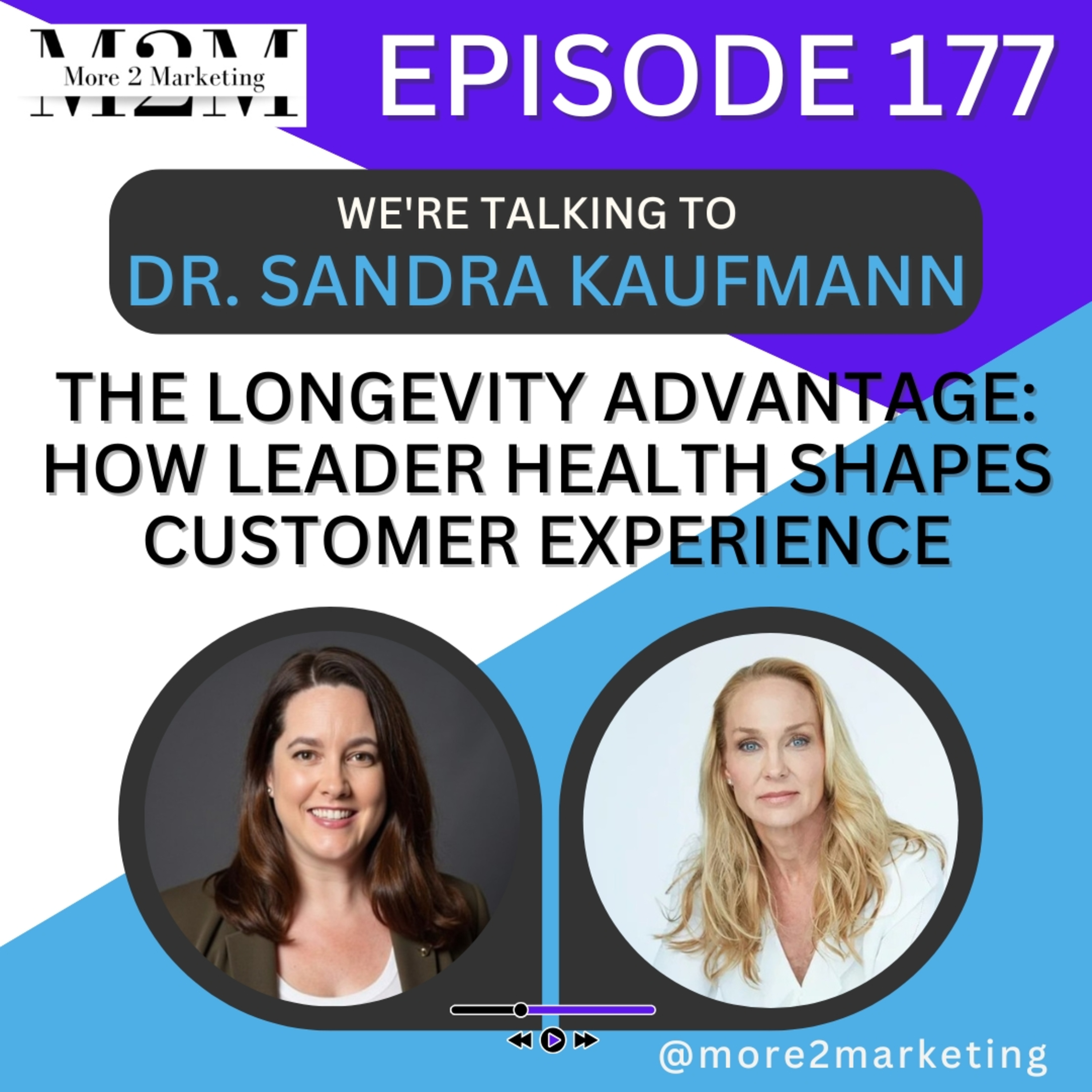 The longevity advantage: How leader health shapes customer experience with Dr. Sandra Kaufmann episode artwork