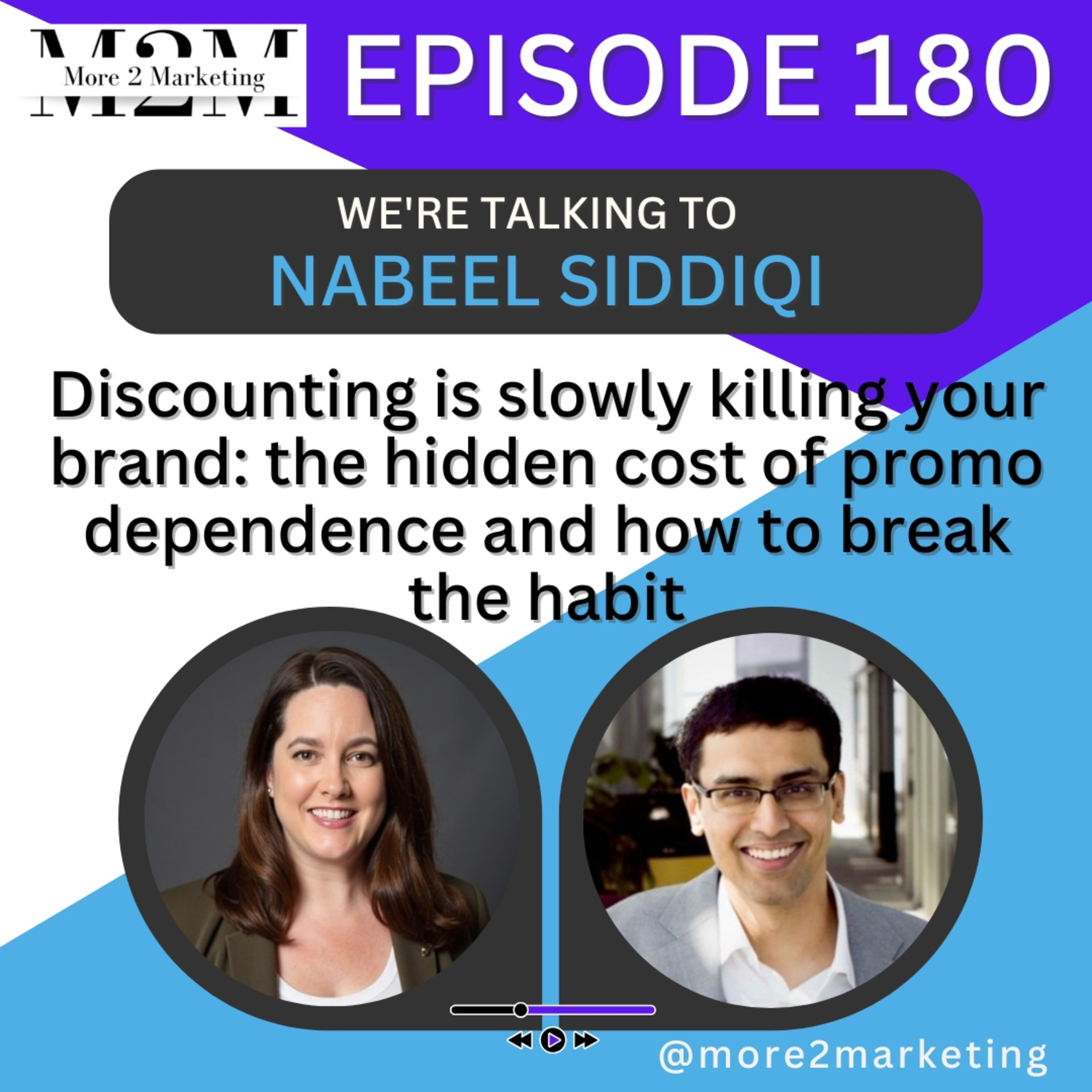 Discounting is slowly killing your brand: the hidden cost of promo dependence and how to break the habit with Nabeel Siddiqi episode artwork