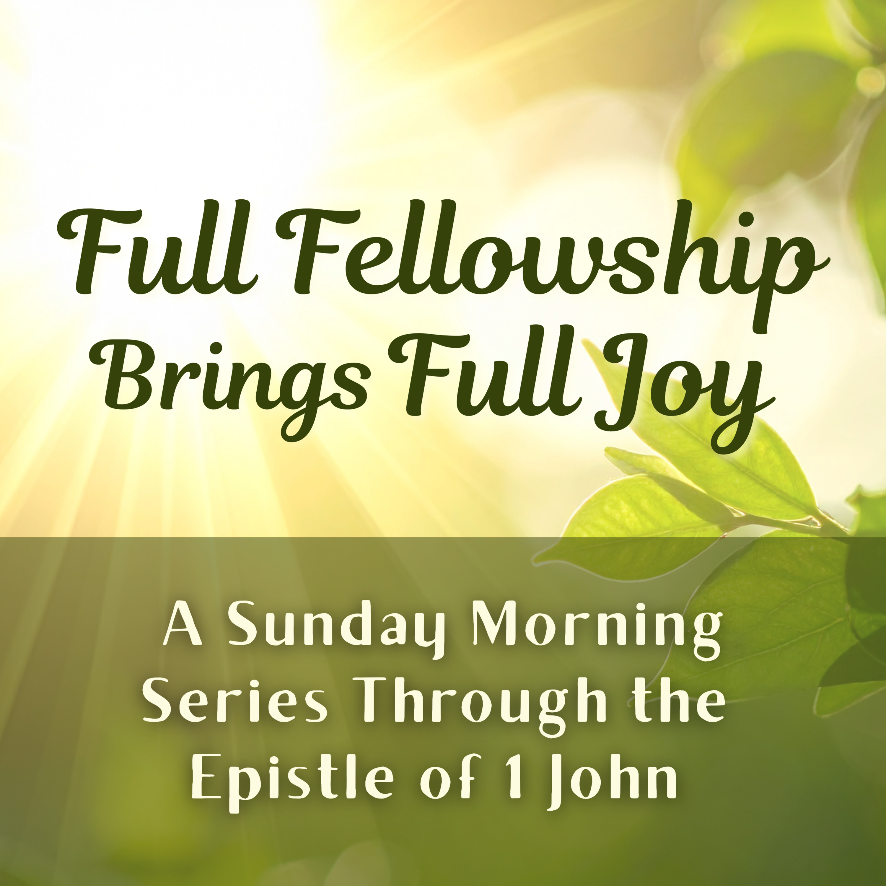 Fellowship With The Light | 1 John 1:5 | 7-26-26 | Sunday AM episode artwork