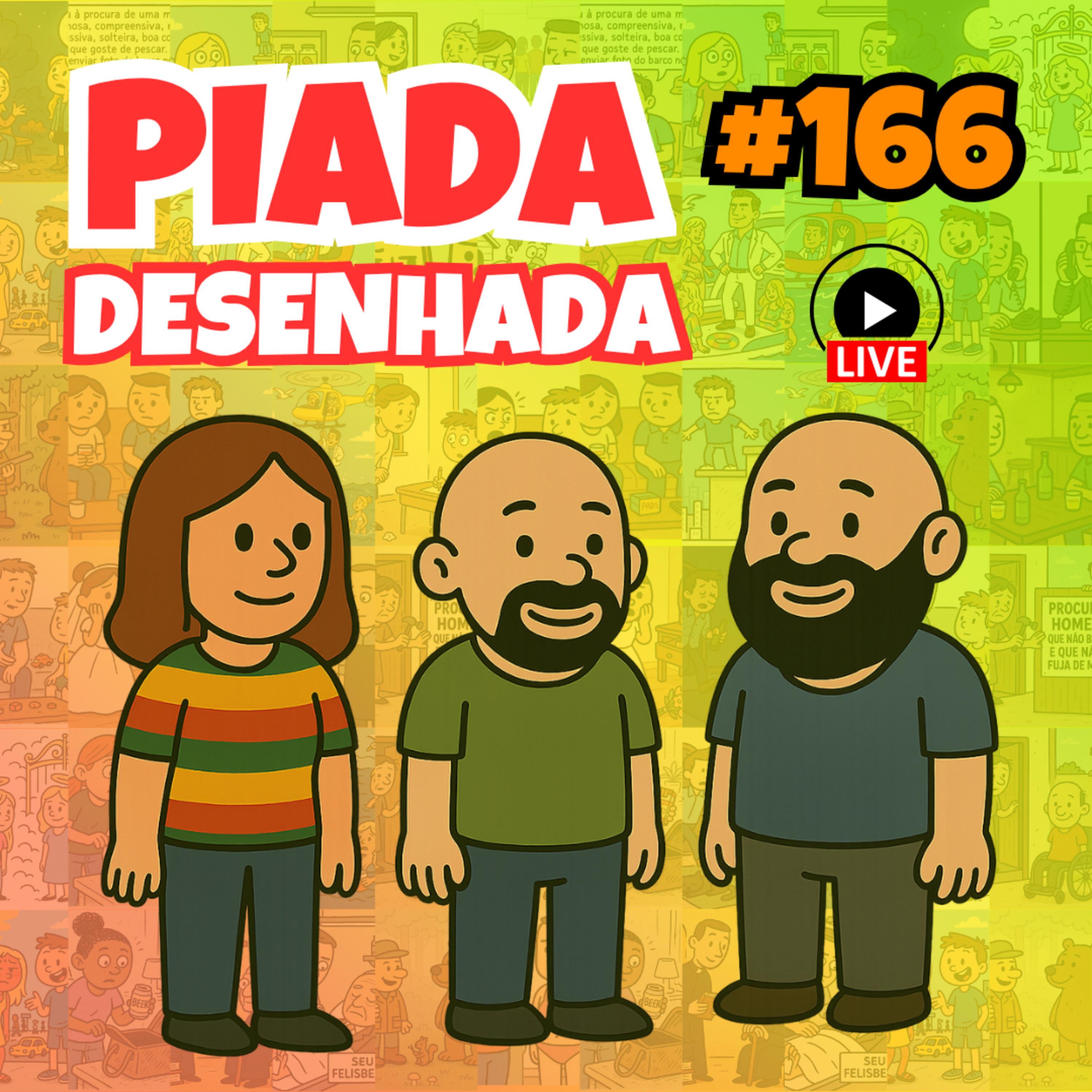 Piada Desenhada #166 episode artwork