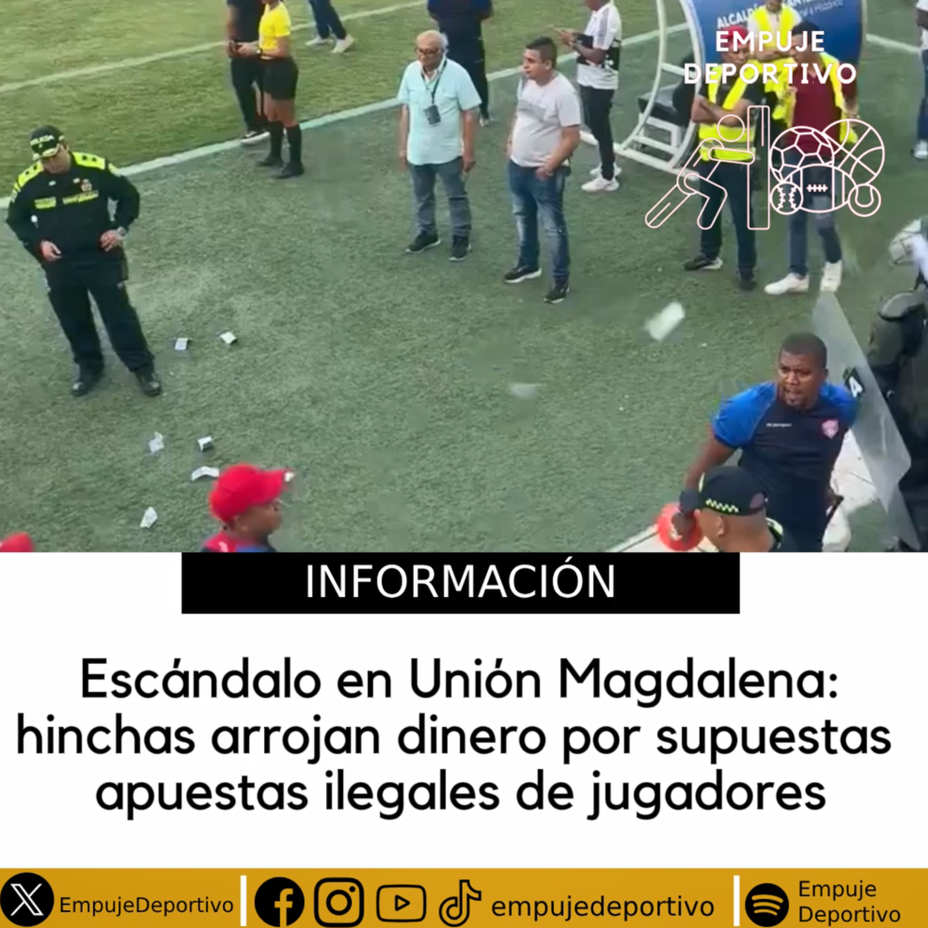 Escándalo en Unión Magdalena: hinchas arrojan dinero por supuestas apuestas ilegales de jugadores episode artwork