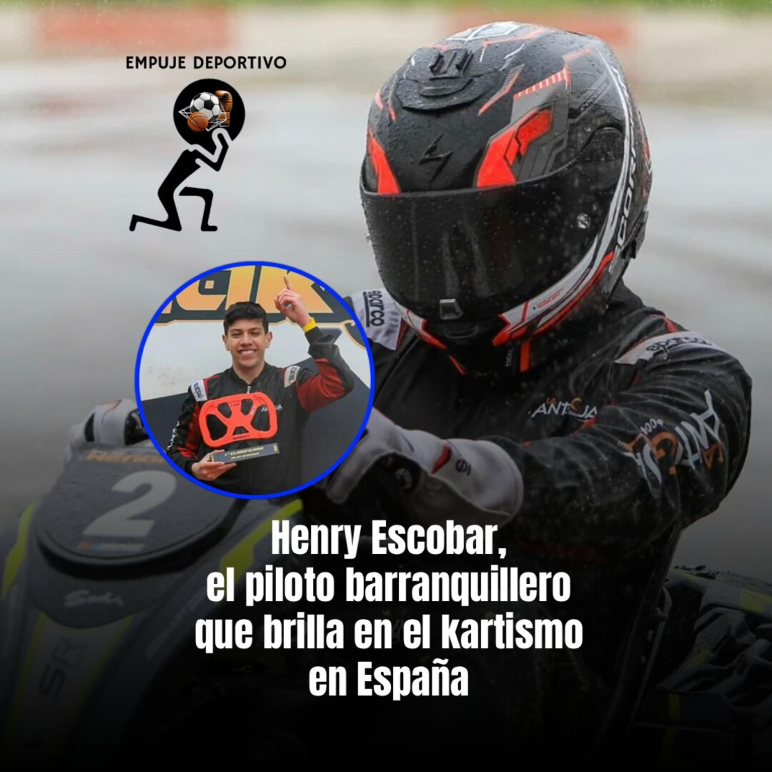 “Quiero llevar la bandera de Colombia a lo alto”: Henry Escobar, el piloto barranquillero que brilla en el kartismo en España episode artwork