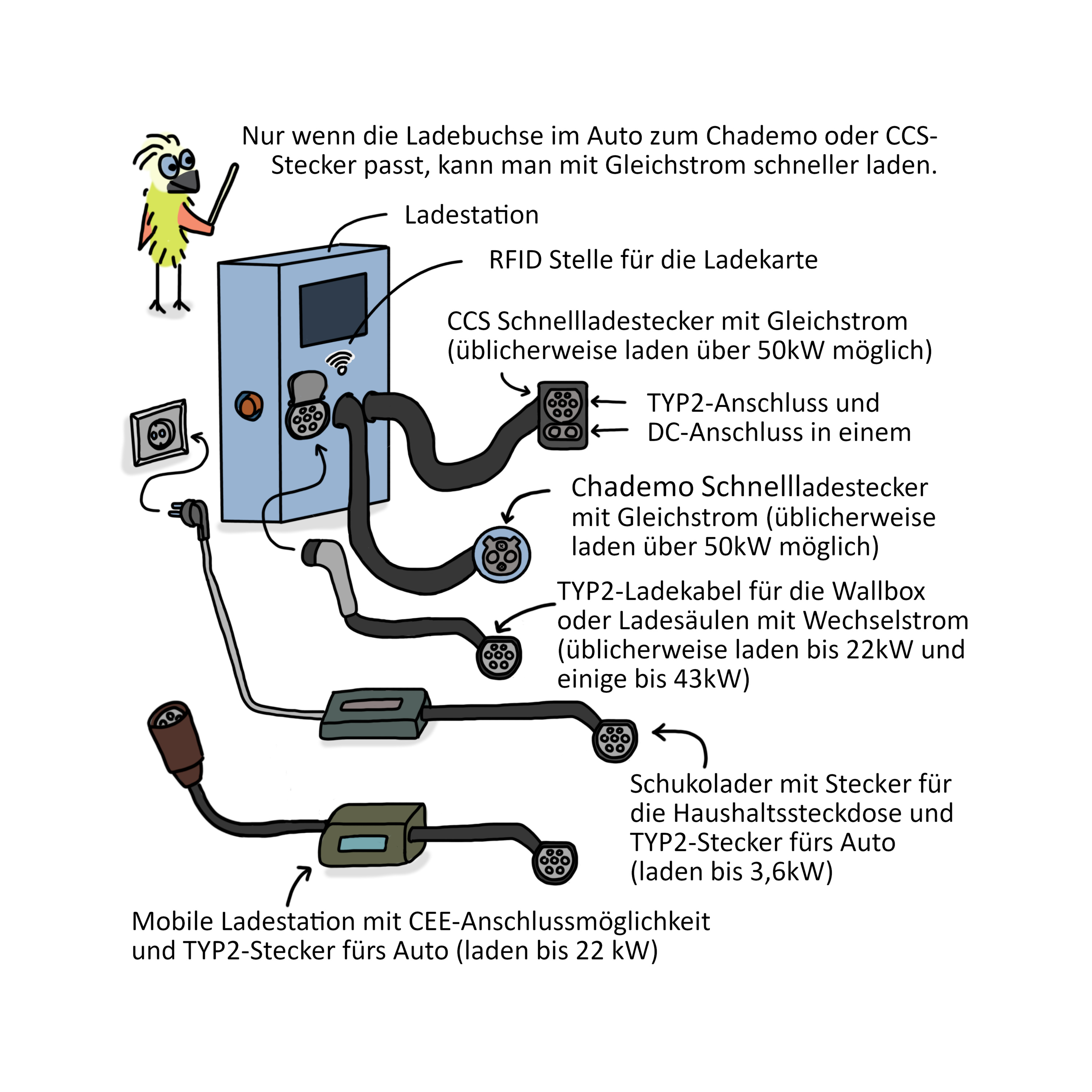 Der Elektrospaßvogel: Elektromobilität von A bis Z - Das umfangreichste Lexikon rund um Elektroautos