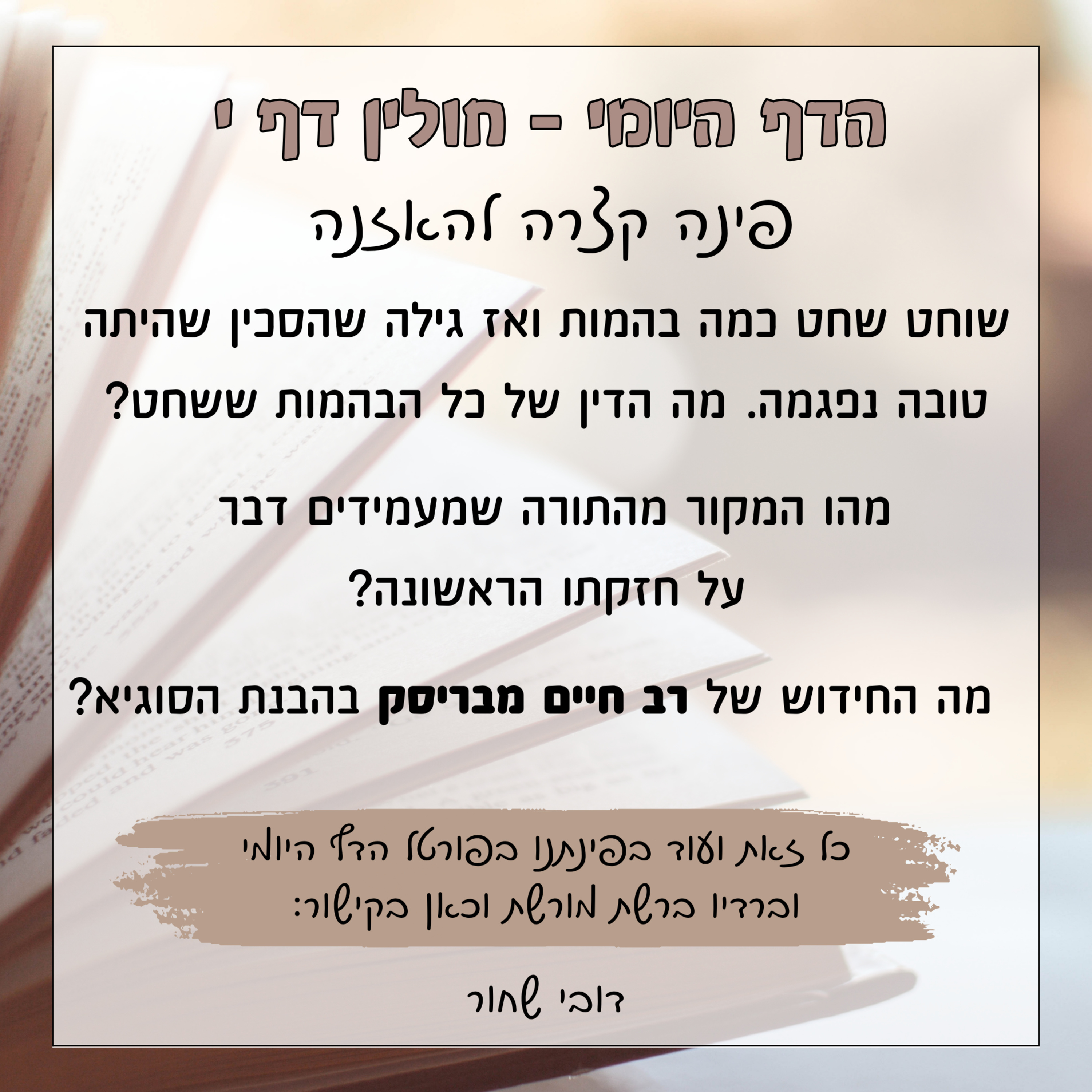 חולין דף י episode artwork