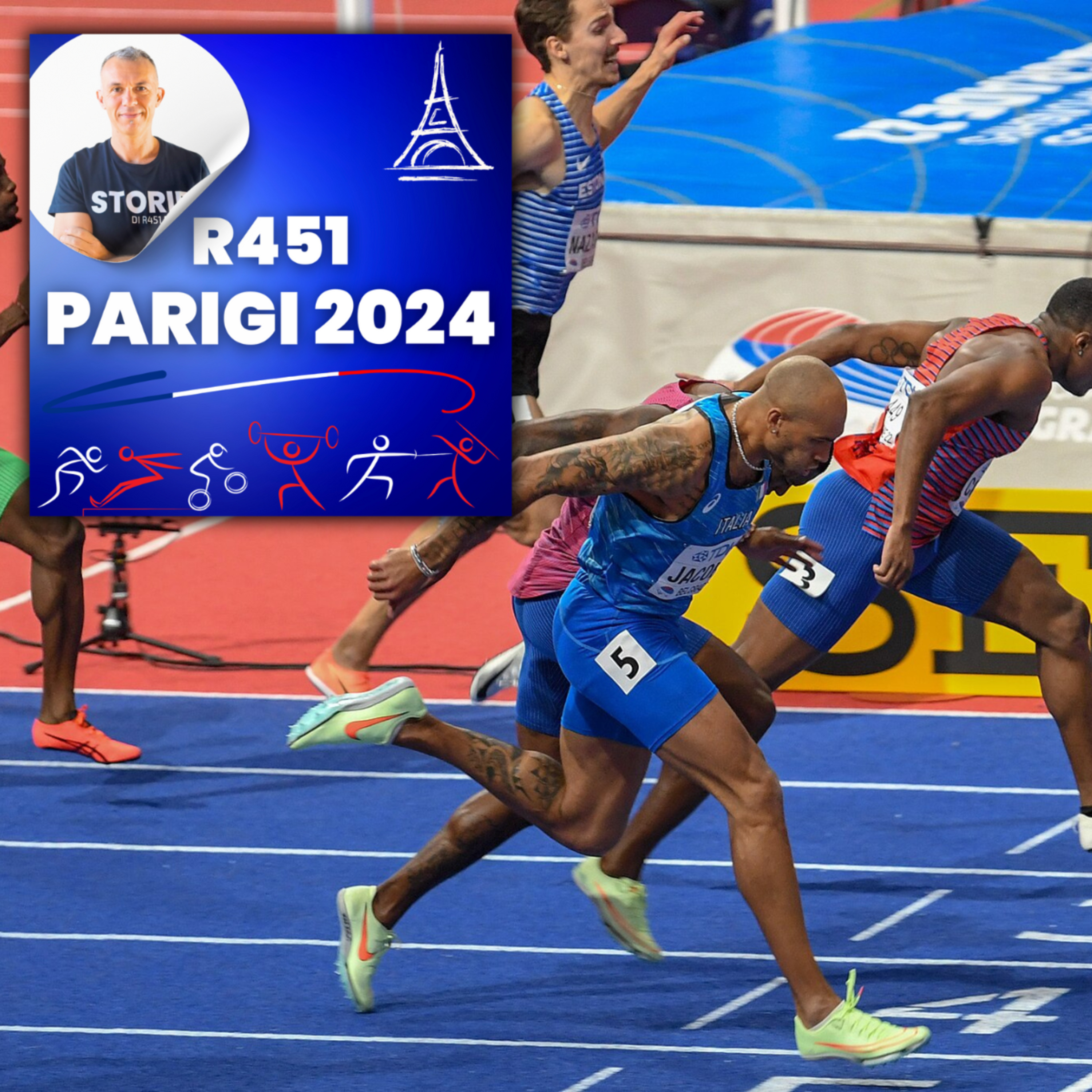 Delusi da Jacobs ? La determinazione dei nostri azzurri alle Olimpiadi! | R451 Speciale Parigi 2024 | 5 ago Ep.7 episode artwork