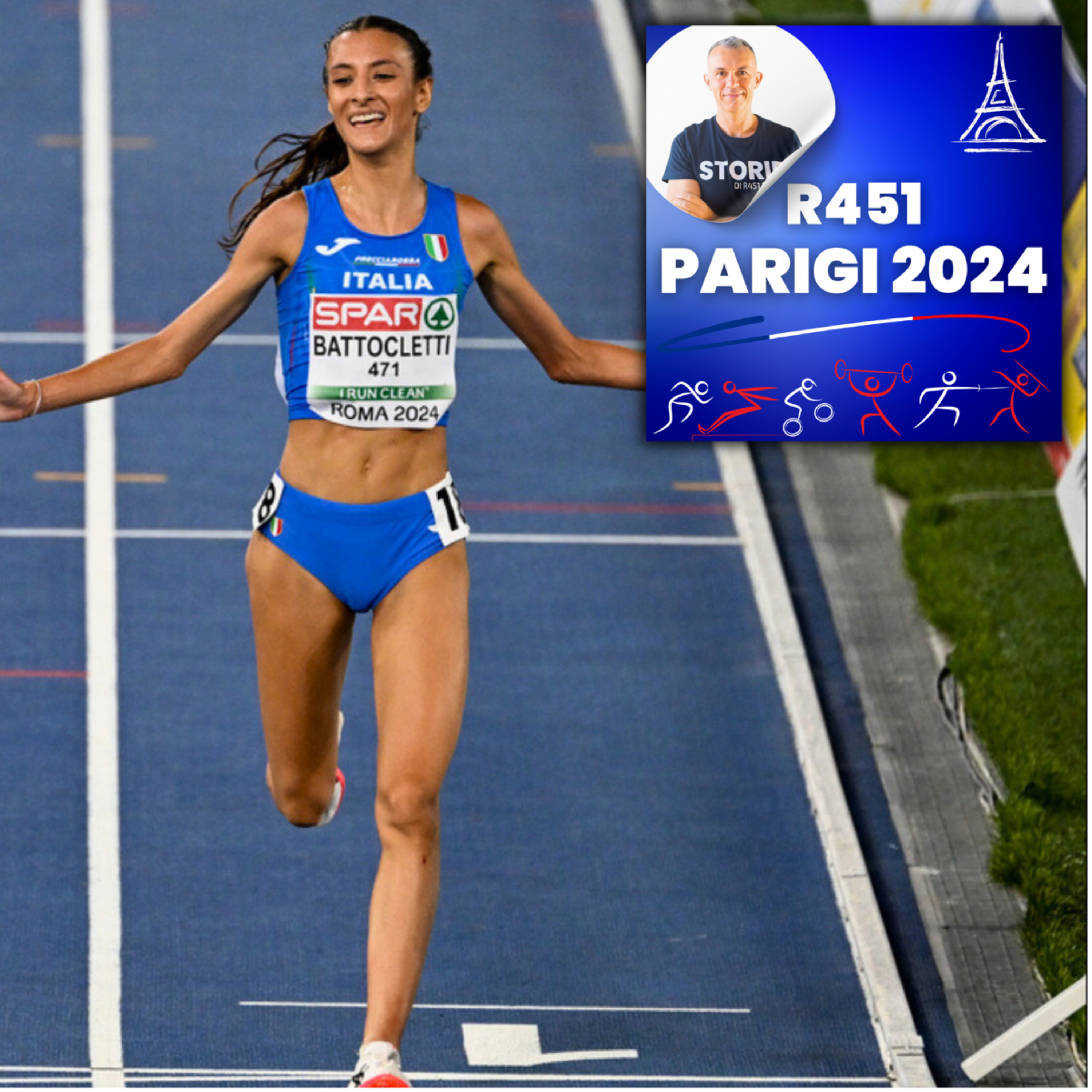 Una magica Battocletti, 2 ori e 3 infarti alle Olimpiadi | R451 Speciale Parigi 2024 | 6 ago Ep.8 episode artwork