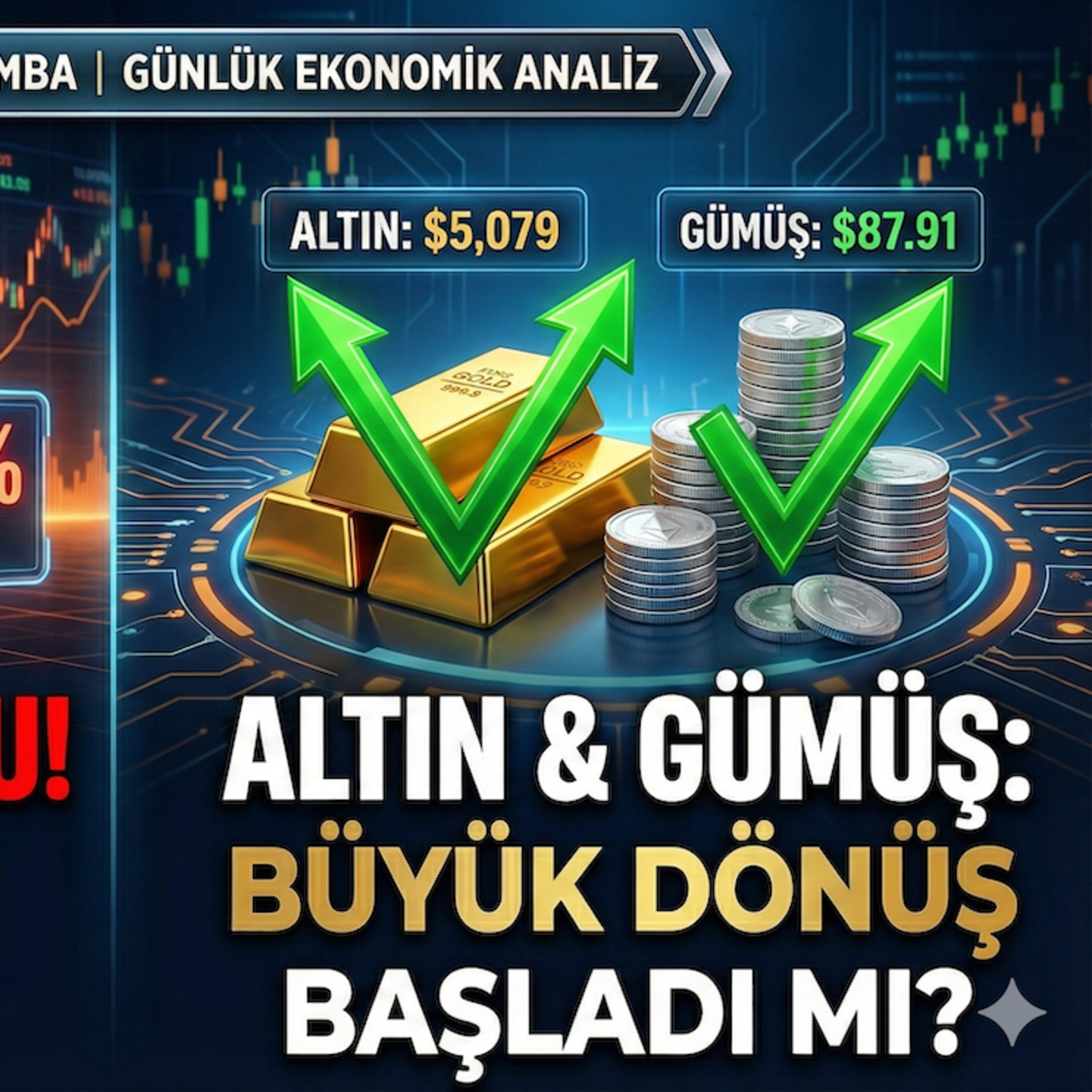 Altın ve Gümüş Nereye Gidiyor? Enflasyon neden Yüksek Geldi? 4 Şubat 2026 Günlük Ekonomi Bülteni episode artwork