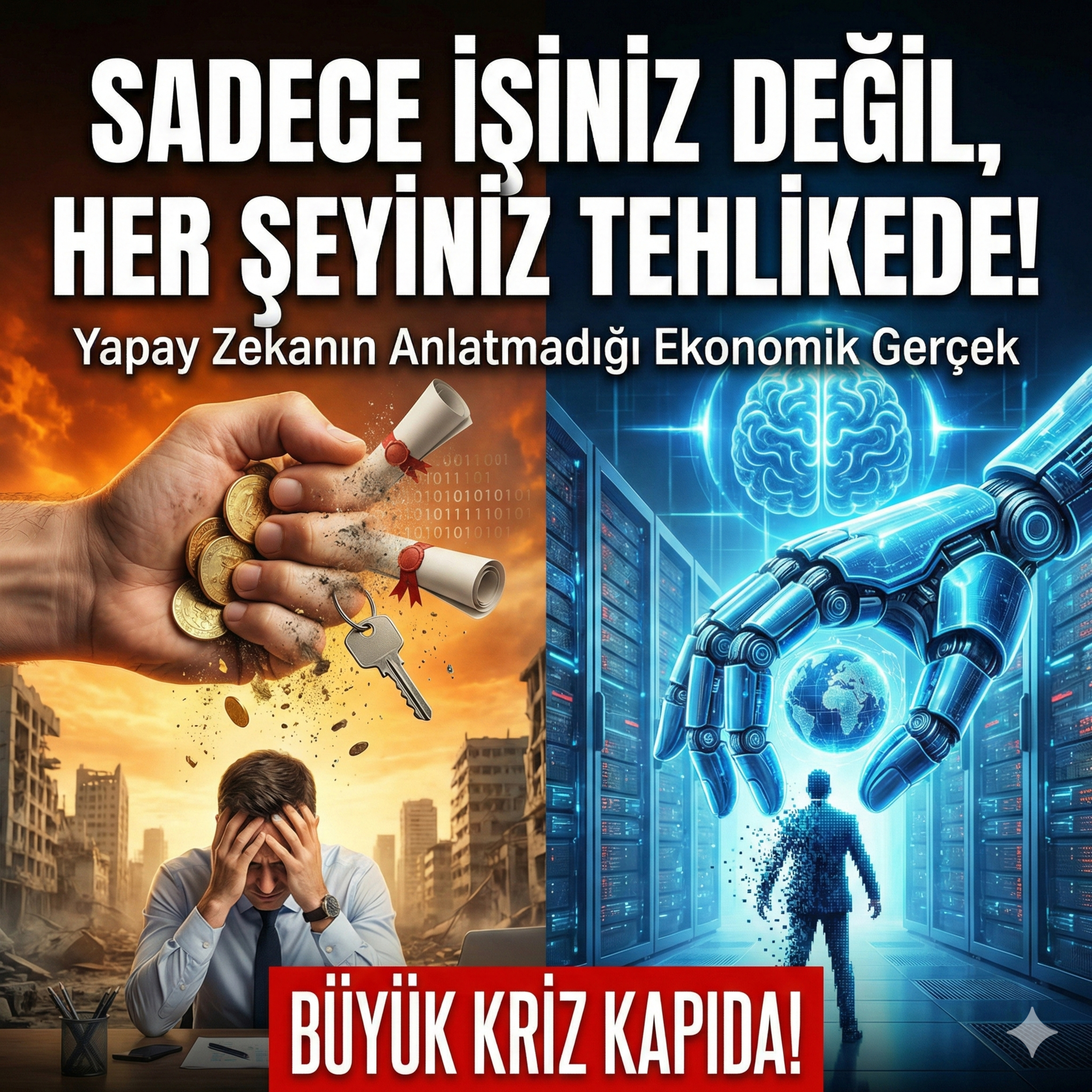 SADECE İŞİNİZ DEĞİL, HER ŞEYİNİZ TEHLİKEDE! | Yapay Zekanın Kimsenin Anlatmadığı Ekonomik Gerçeği episode artwork
