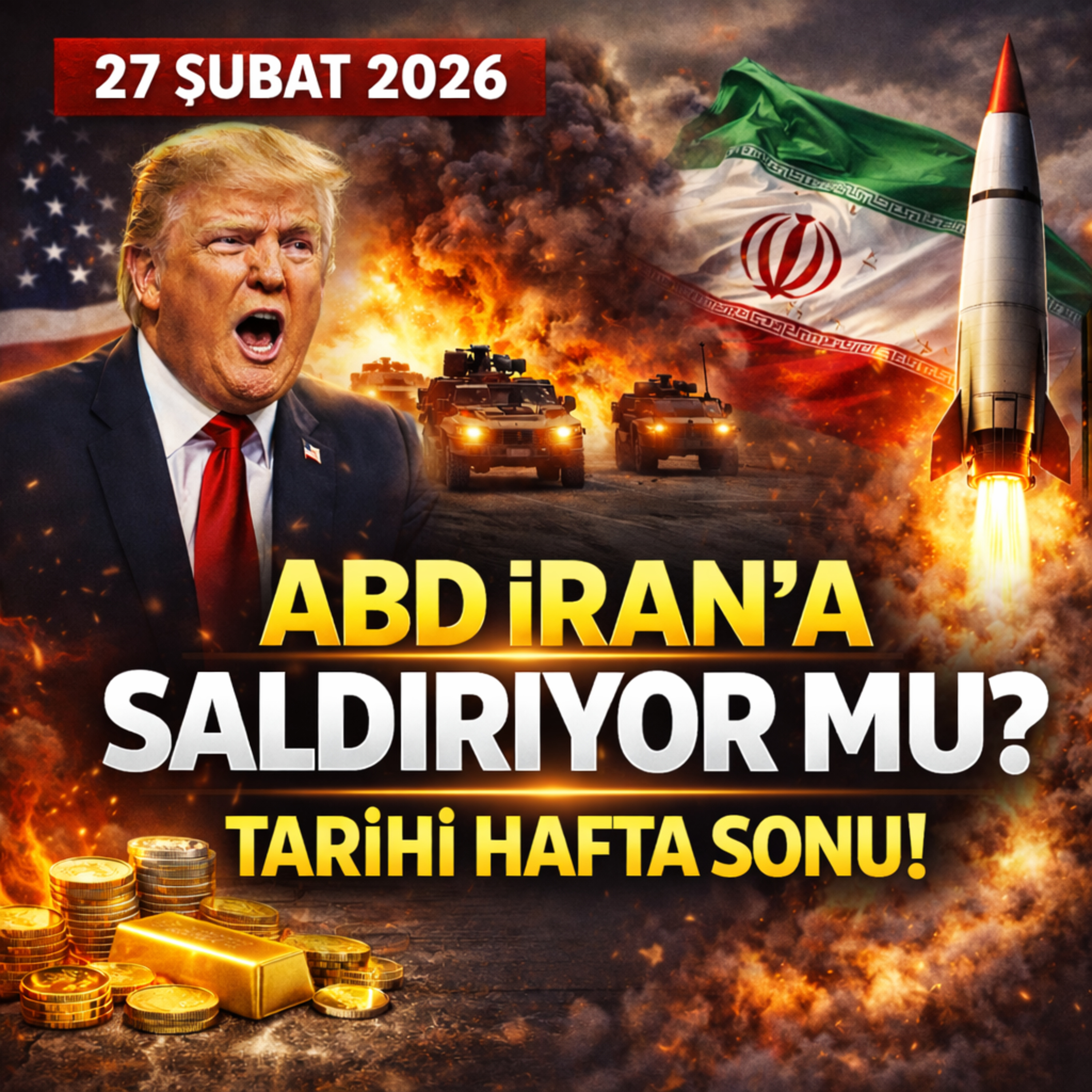 Hafta Sonu ABD İran’a Saldıracak mı? Altın ve Piyasalar Neyi Fiyatlıyor? 27 Şubat Ekonomi Bülteni episode artwork