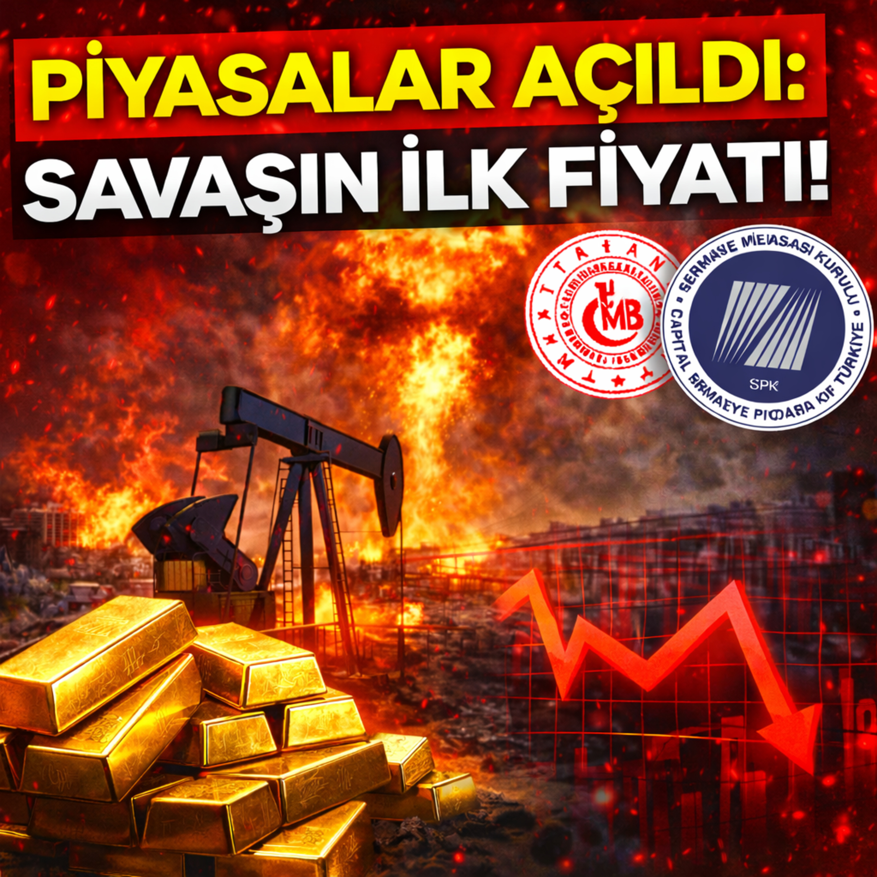 Piyasalar Açıldı: Savaşın İlk Fiyatı! Petrol–Altın–BİST ve Merkez Bankası'ndan “Örtülü Faiz Artışı” episode artwork