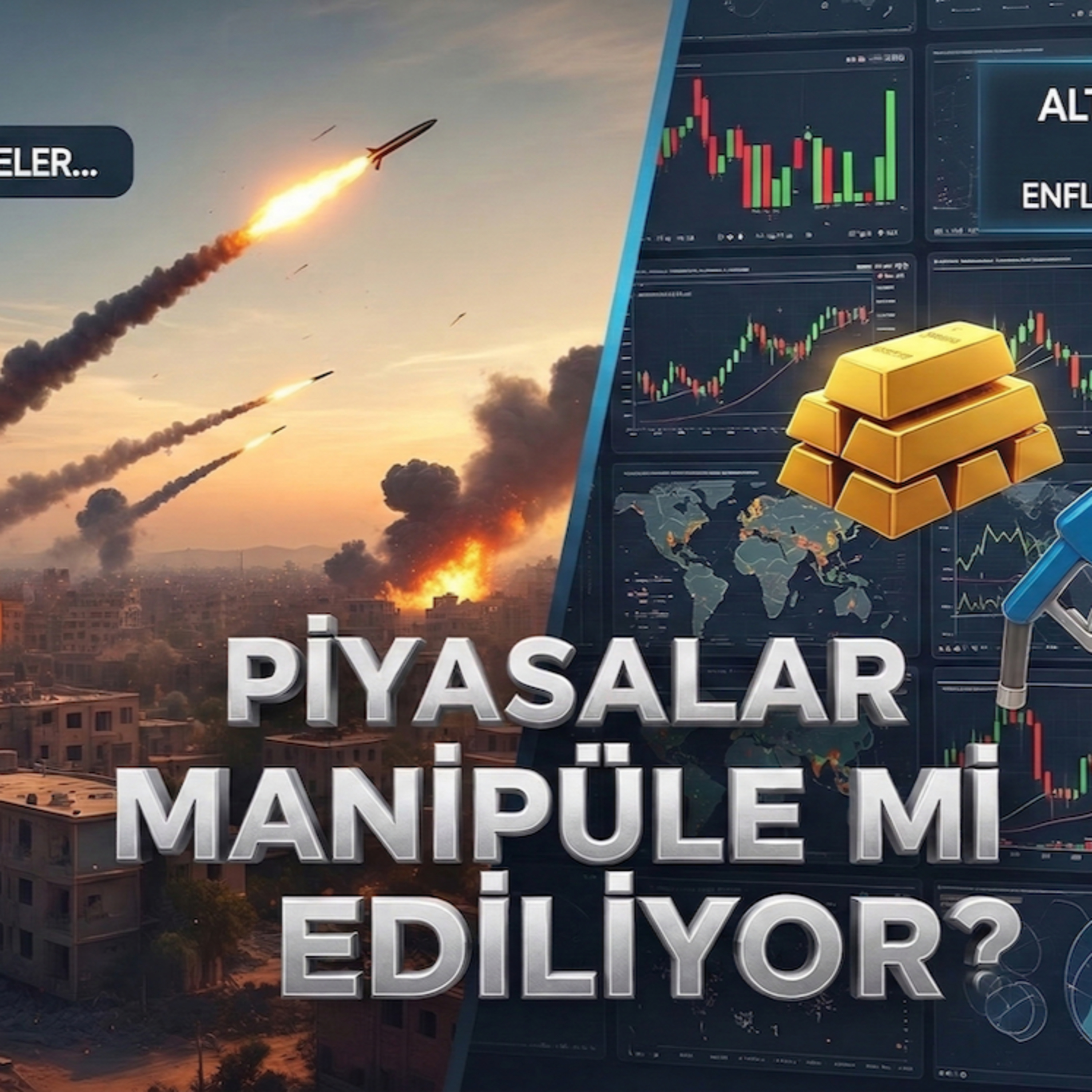 🚨 ORTADOĞU YANIYOR, PİYASALAR SUSPUS! Savaş, Altın ve Petrole Dair Gizlenenler | Büyüme ve Enflasyon episode artwork