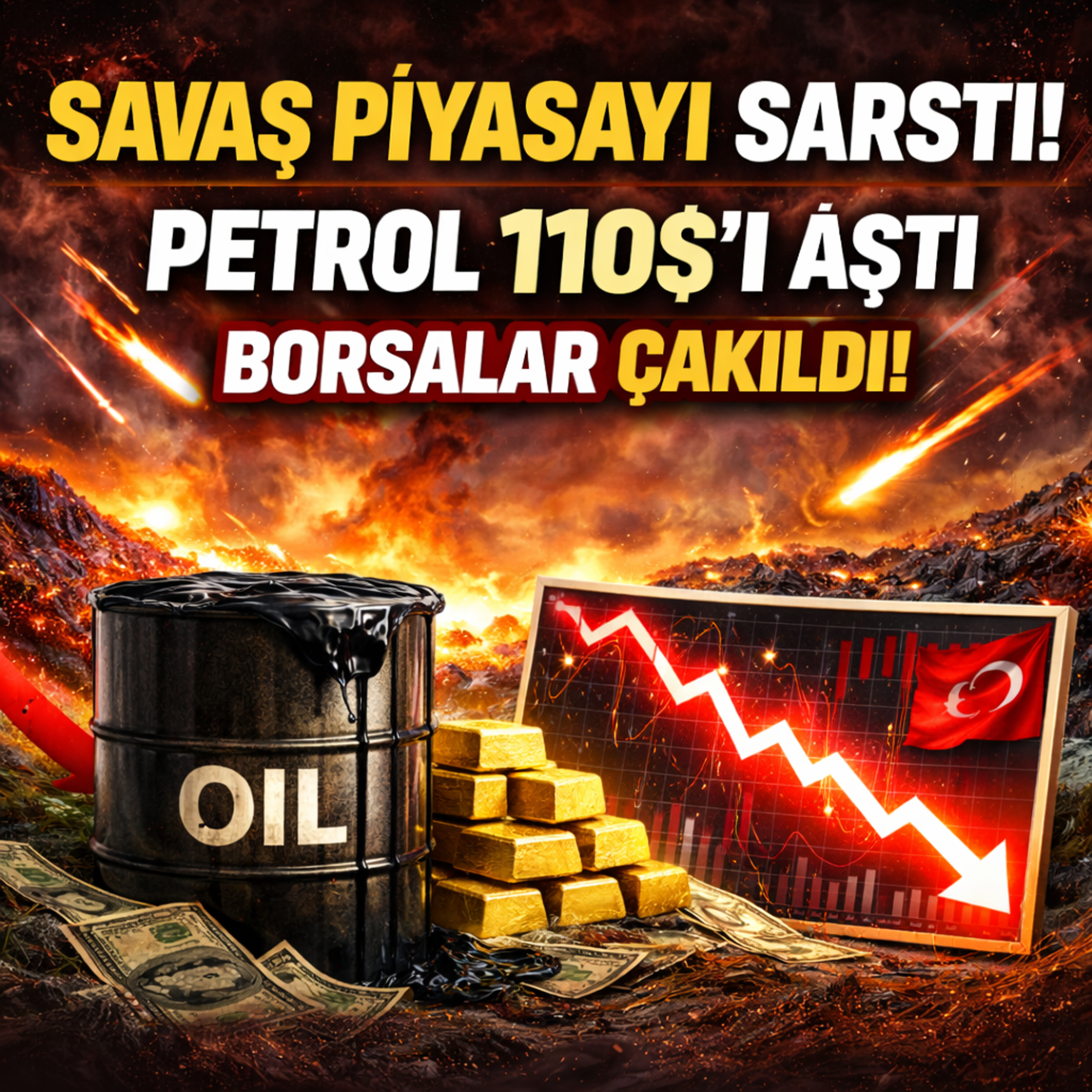 KARA PAZARTESİ: 📉 Petrol %24 Fırladı, Piyasalar Şokta: Neler Oluyor? Türkiye'yi Ne Bekliyor? episode artwork