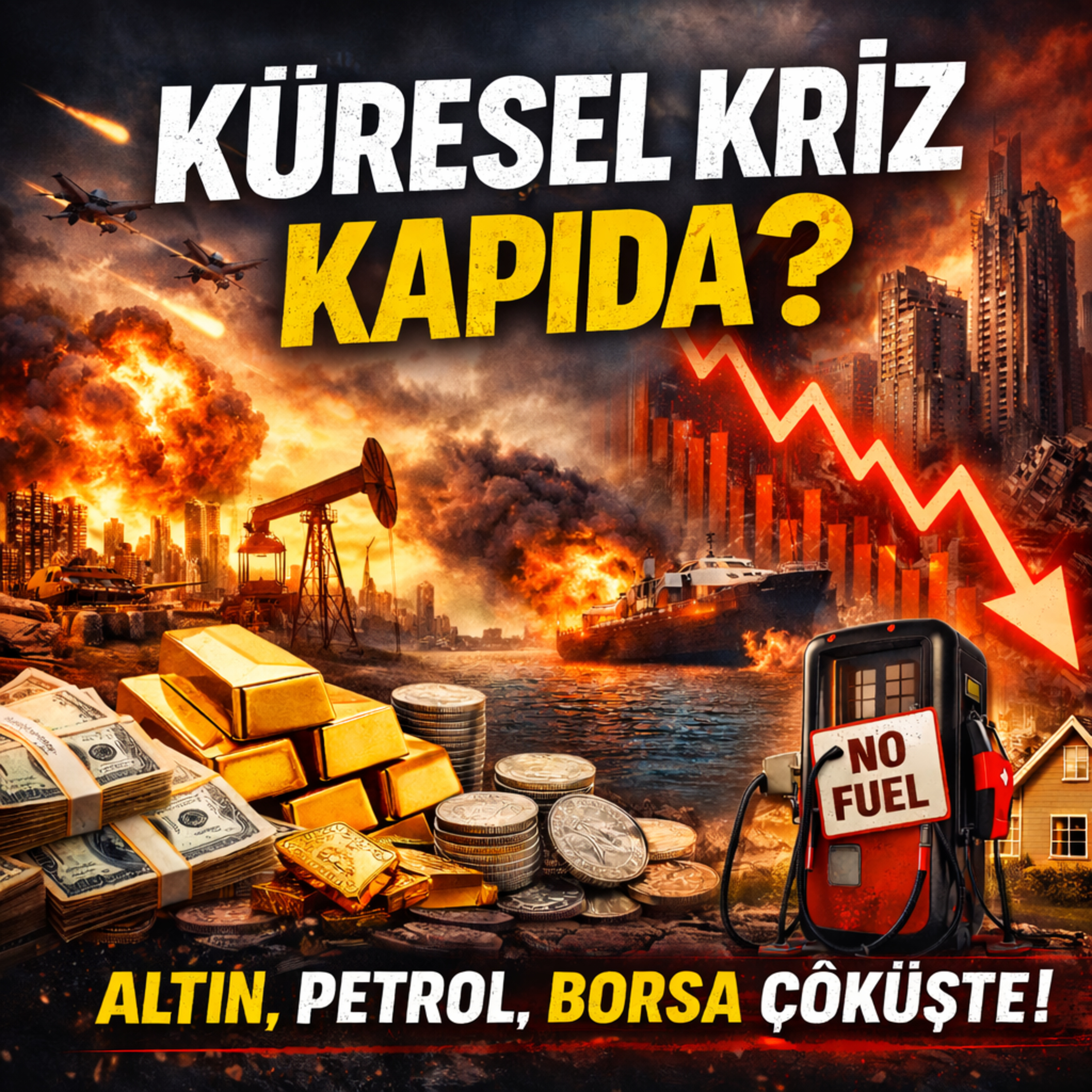 Küresel Kriz Kapıda mı? Savaş, Petrol, Altın ve Borsalarda Yeni Haftanın Büyük Riski: 16 Mart 2026 episode artwork