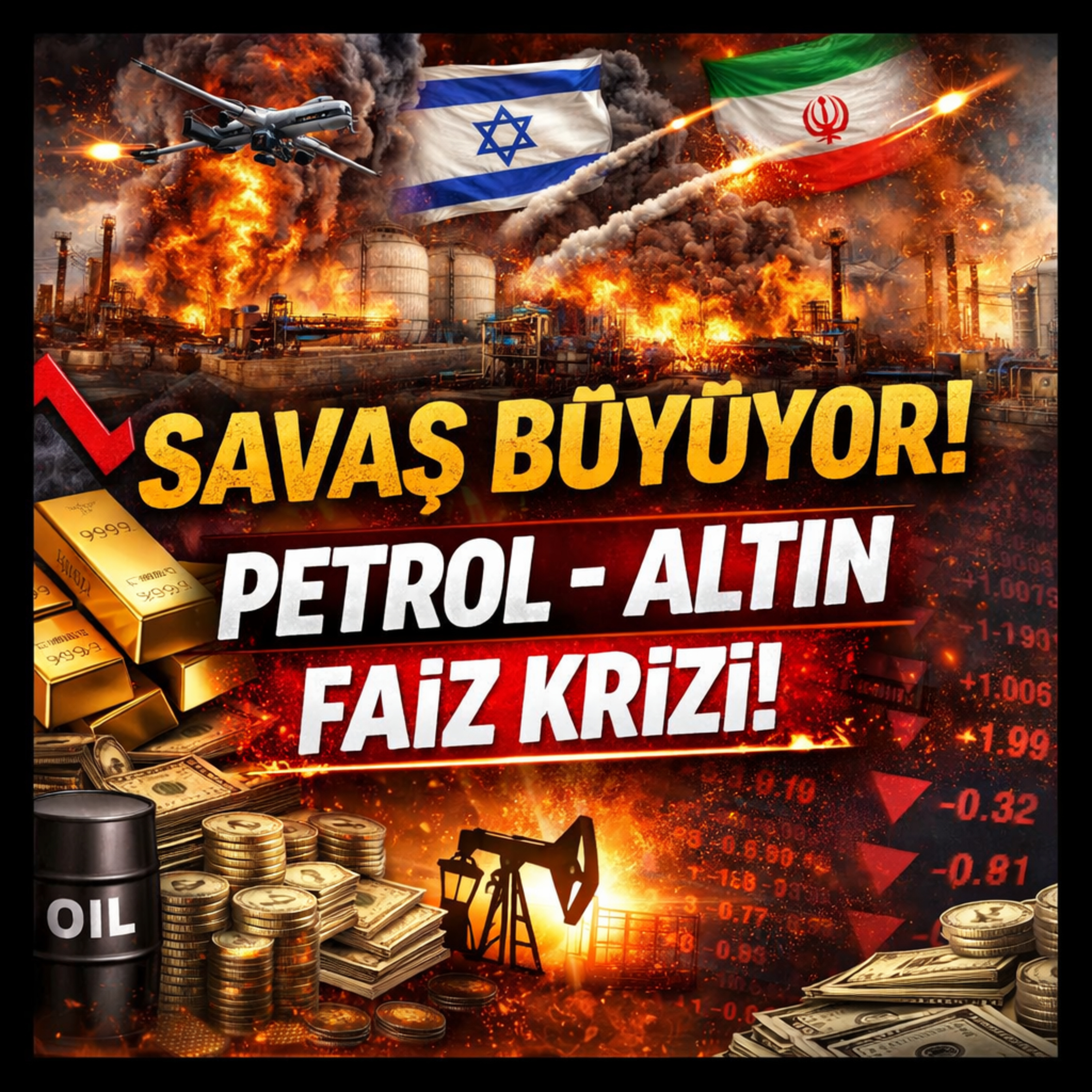 SAVAŞ BÜYÜYOR: Petrol, Altın, Faizler... Dünya Ekonomisi Kırılma Anında! 20 Mart 2026 episode artwork