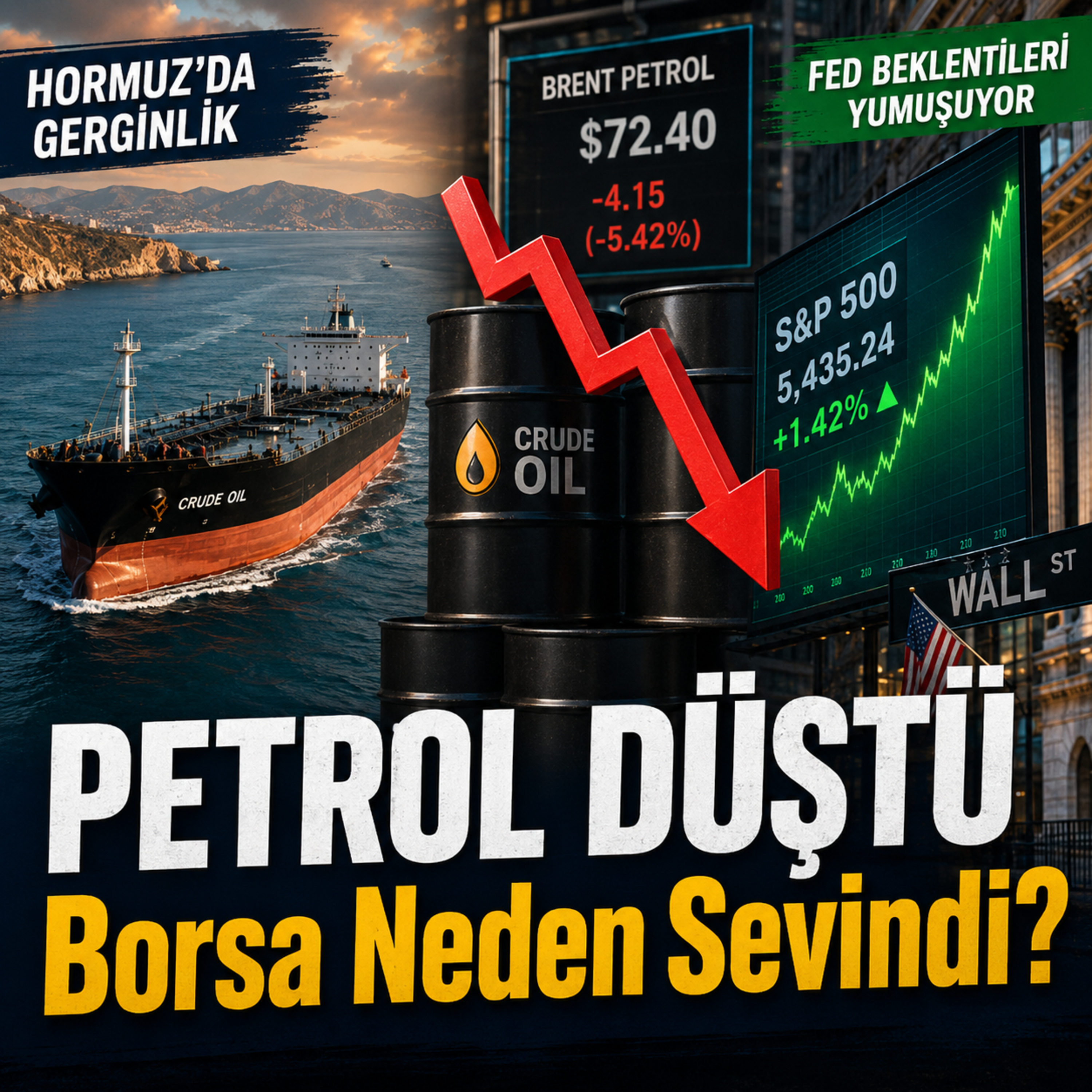Petrol Düştü, Borsalar Sevindi: Dünya Ekonomisi Rahatladı mı?