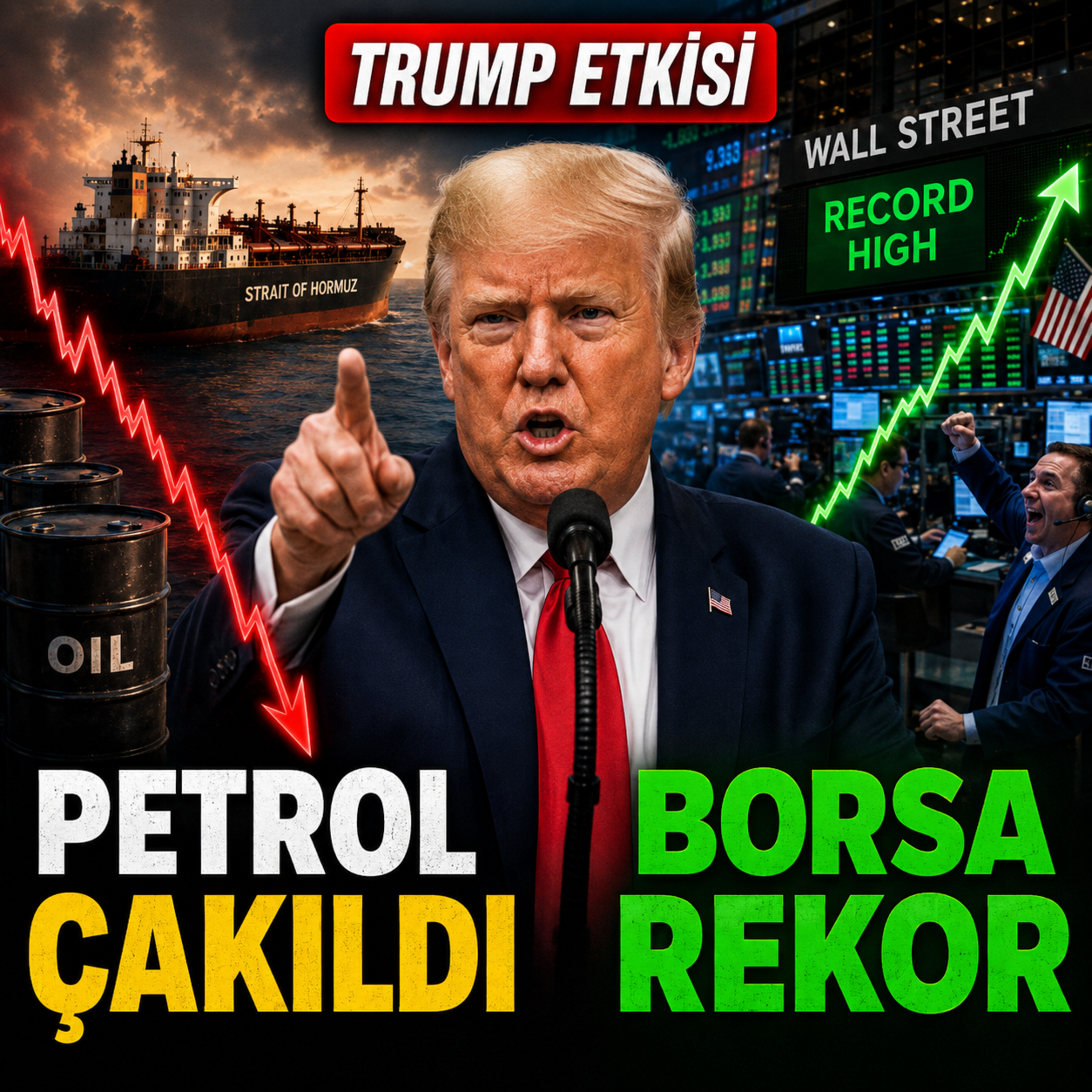 CANLI | Trump’ın Mesajını Önce Bilen Kazanıyor mu? Petrol Çöktü, Borsa Rekor Kırdı episode artwork