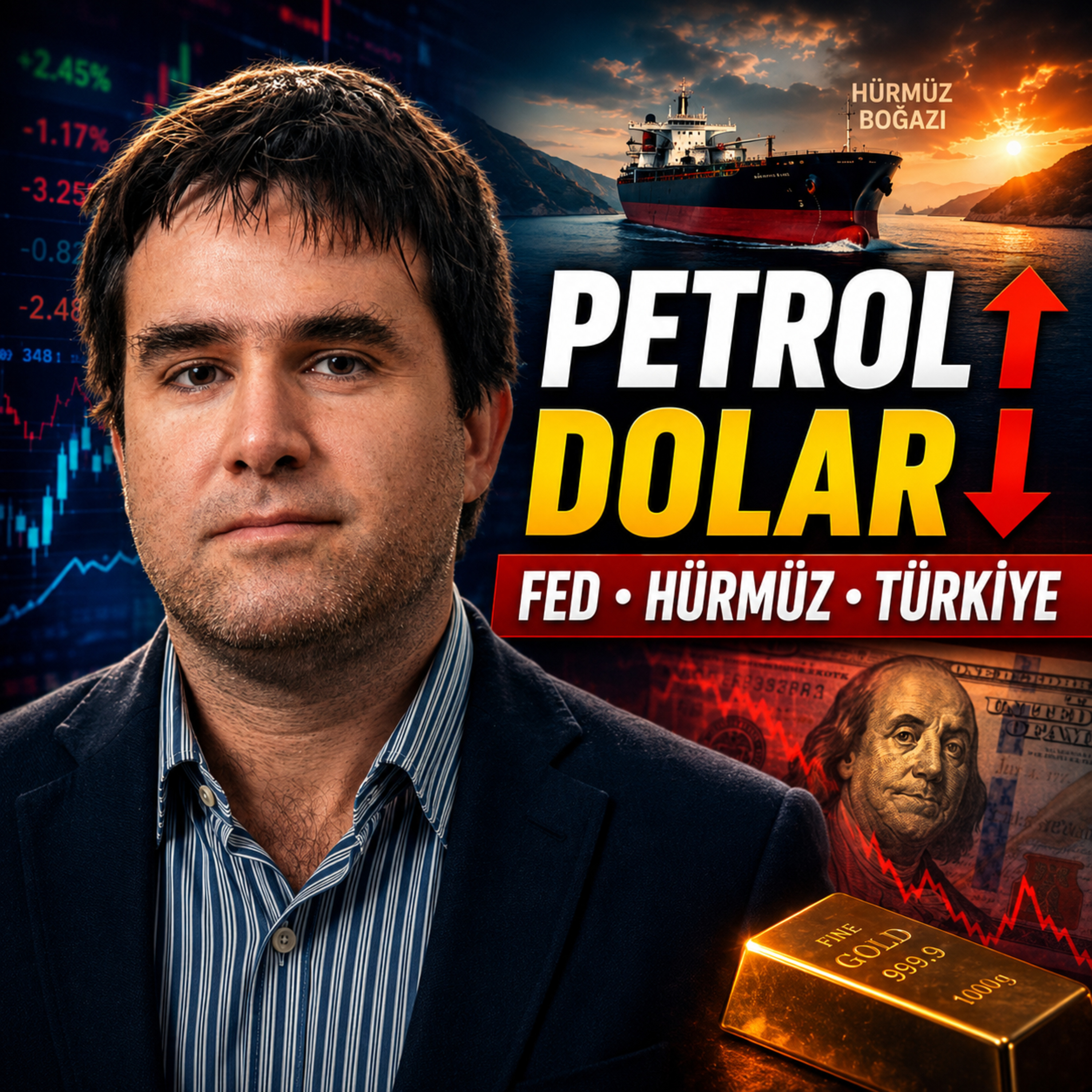 Petrol Yükseliyor, Dolar Geriliyor: Fed, Hürmüz ve Türkiye İçin Kritik Yeni Hafta | CANLI episode artwork
