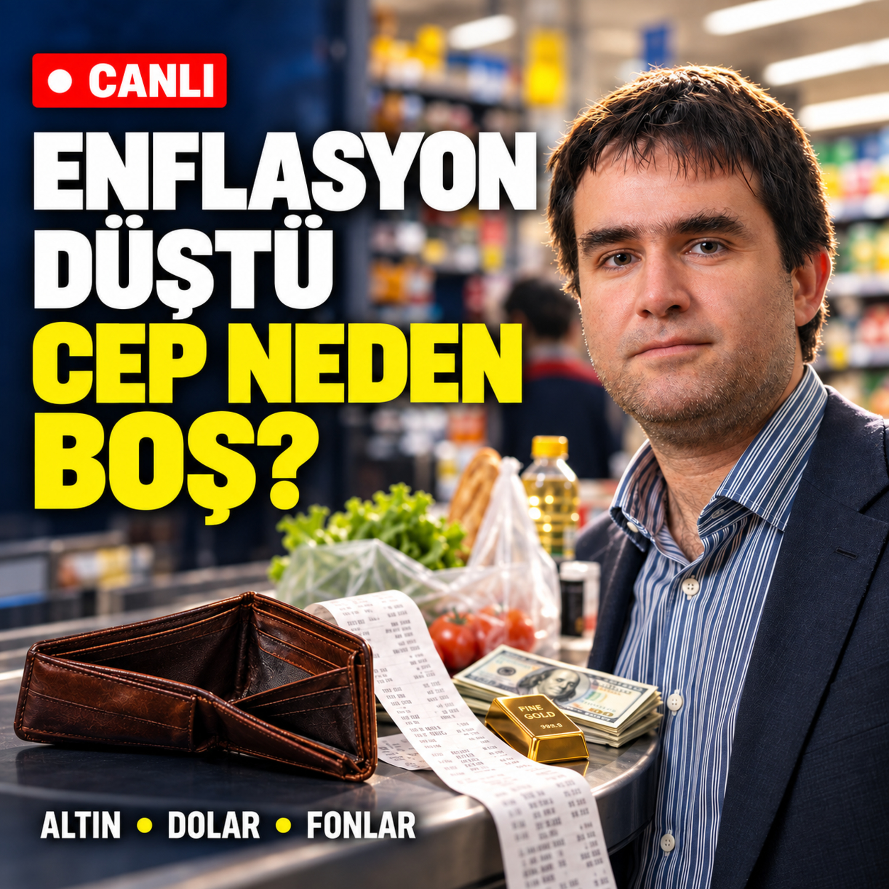 Enflasyon Düşüyor, Biz Neden Rahatlayamıyoruz? Altın, Dolar ve Fon Krizi | 7 Ekim 2026 Canlı