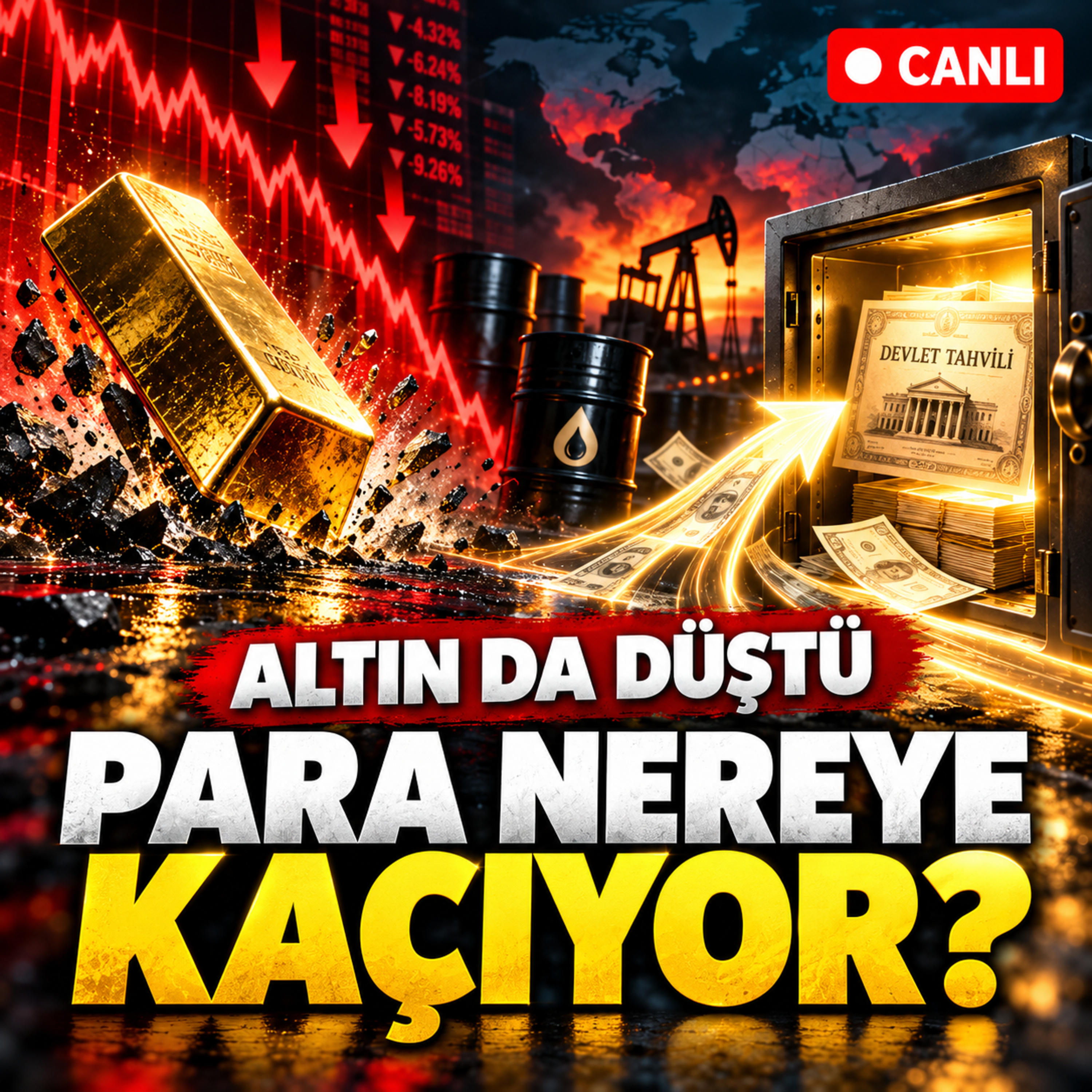 Altın da Borsa da Düştü! Para Nereye Kaçıyor?