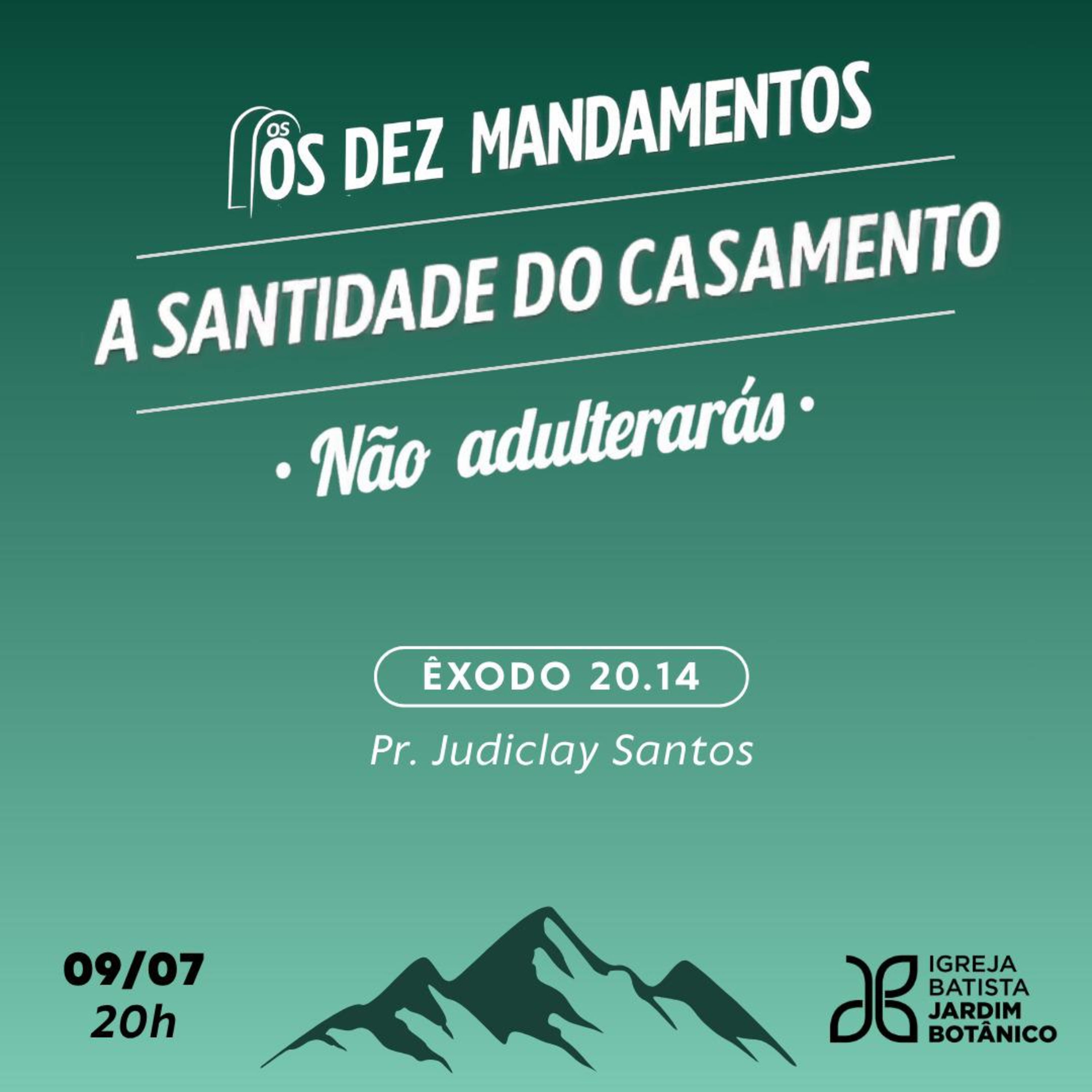 OS DEZ MANDAMENTOS - Não adulterarás - Êxodo 20.14 episode artwork