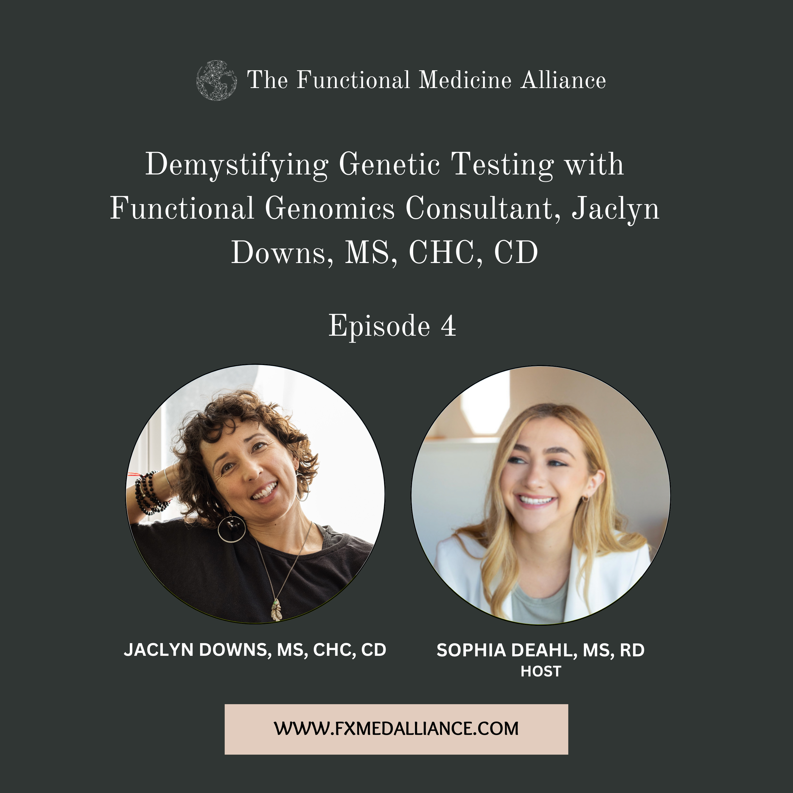 Demystifying Genetic Testing with Functional Genomics Consultant, Jaclyn Downs episode artwork