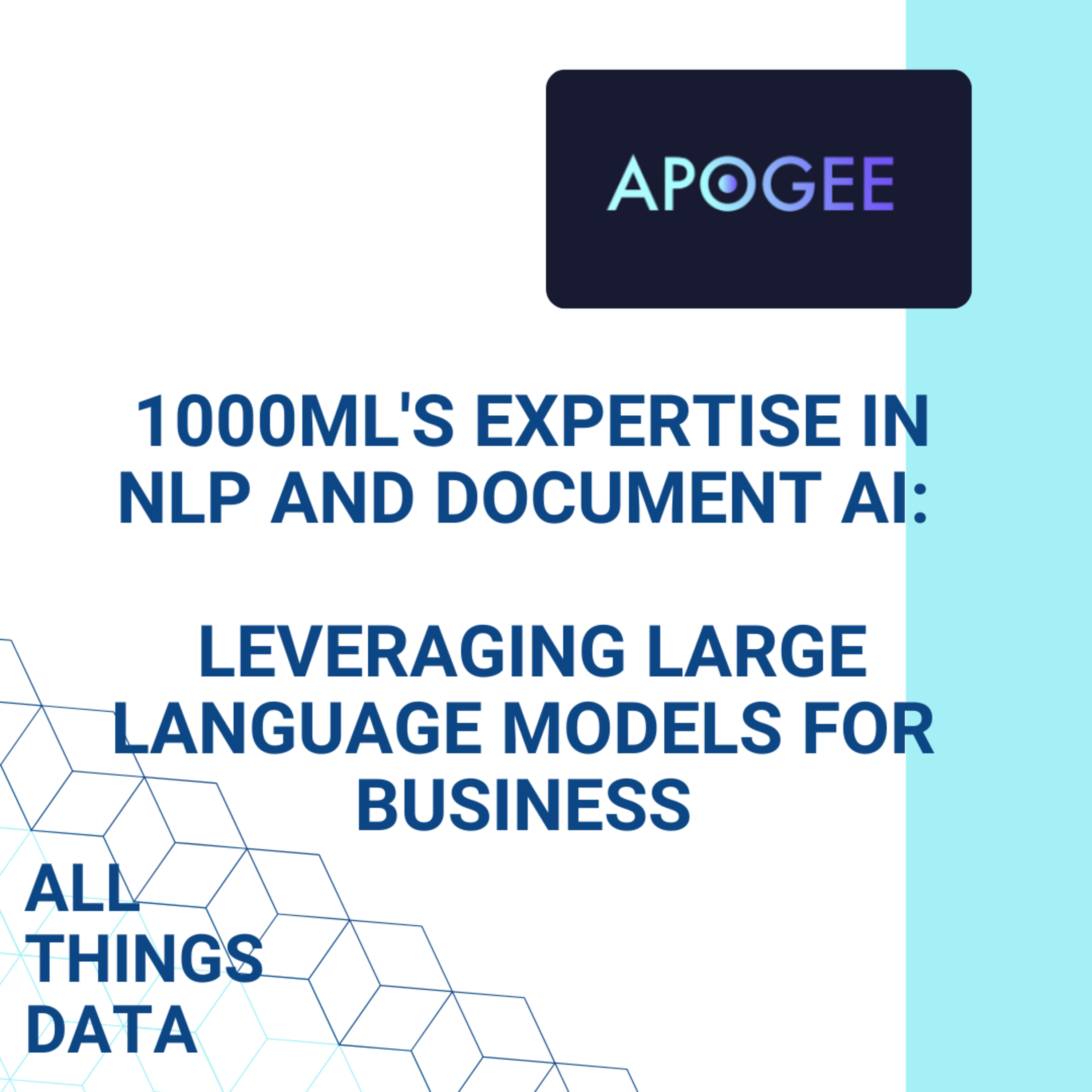 Generative Document Processing: NLP and Document AI with 1000ML​ episode artwork